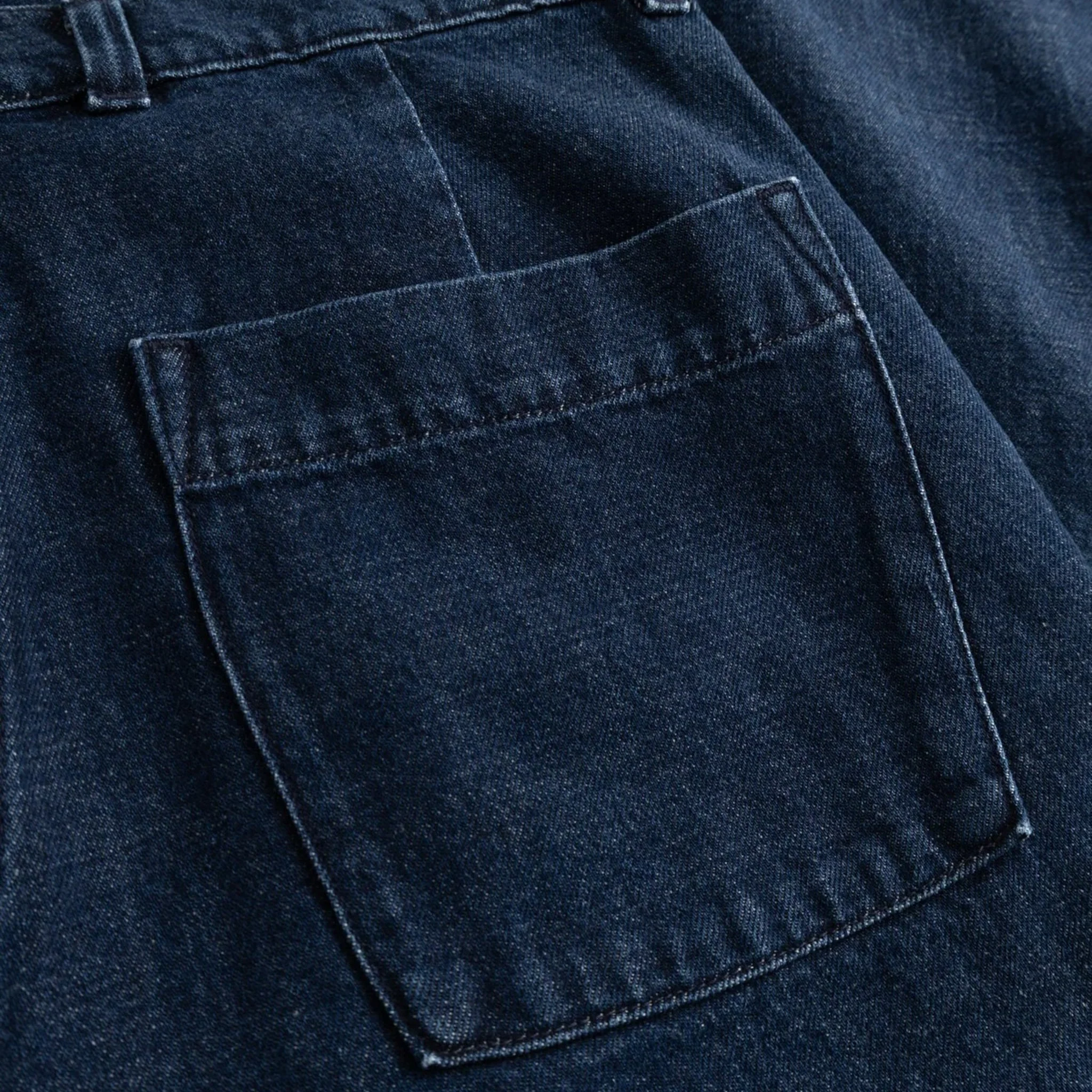 4 Pocket Pant Midweight Denim - Dark Indigo - Image 5
