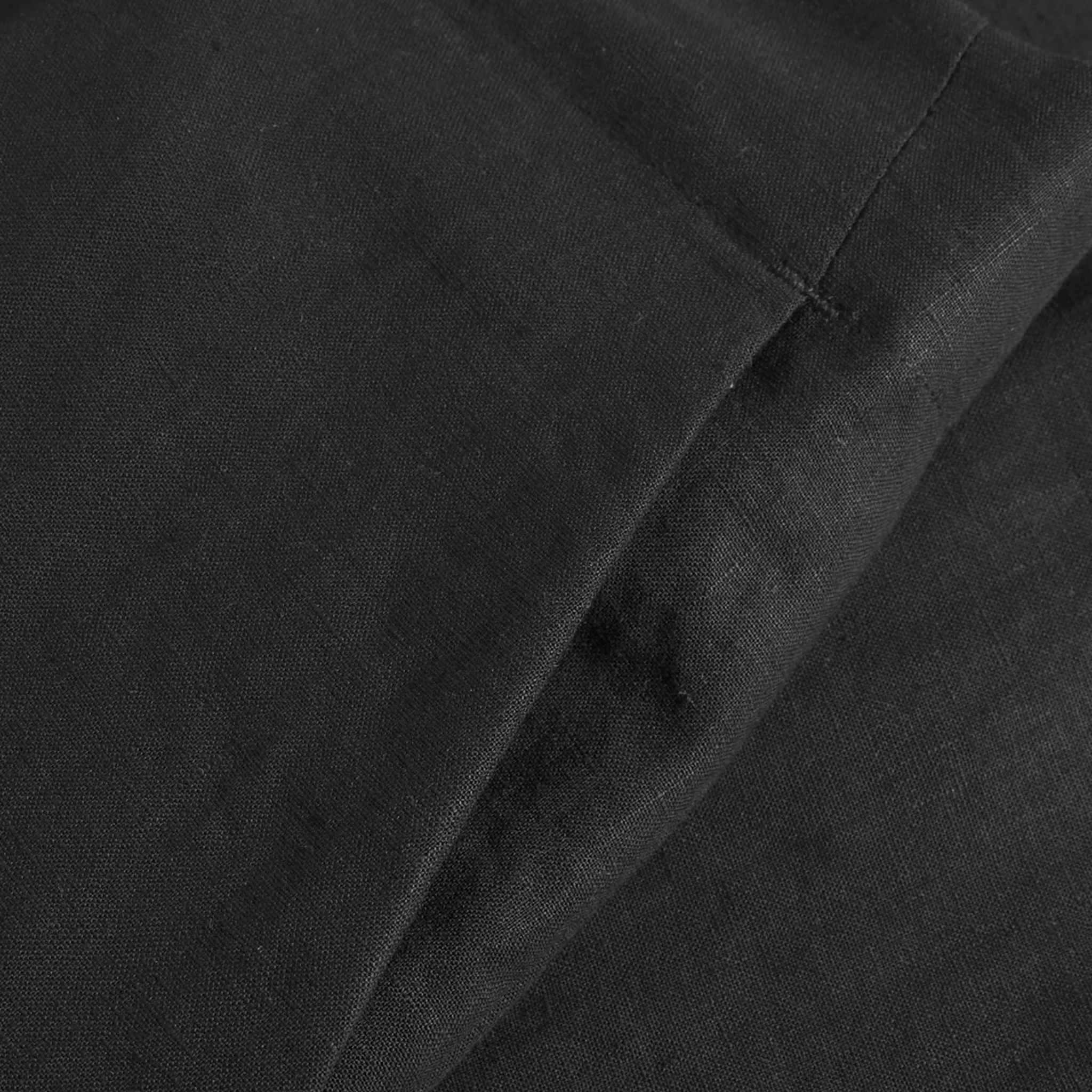 Fox P Trousers High Density Linen - Black - Image 4