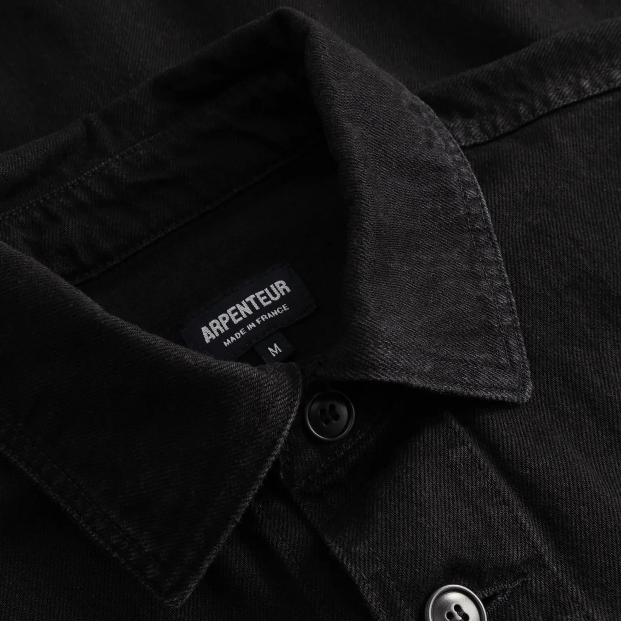 Lux J Jacket Midweight Denim - Washed Black - Image 3