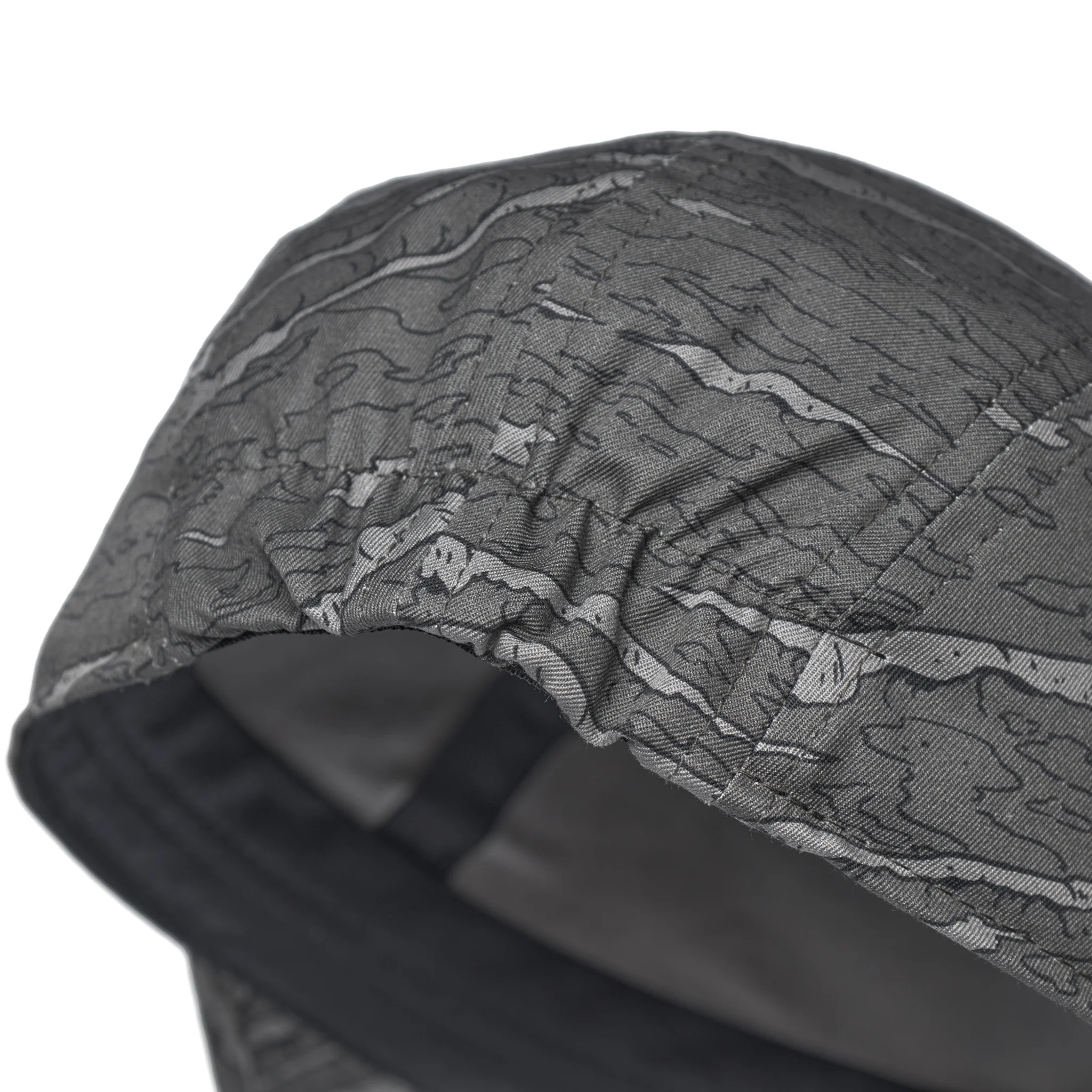 Marina Cap Cotton Poplin - Atlantic Wave Camo - Image 3