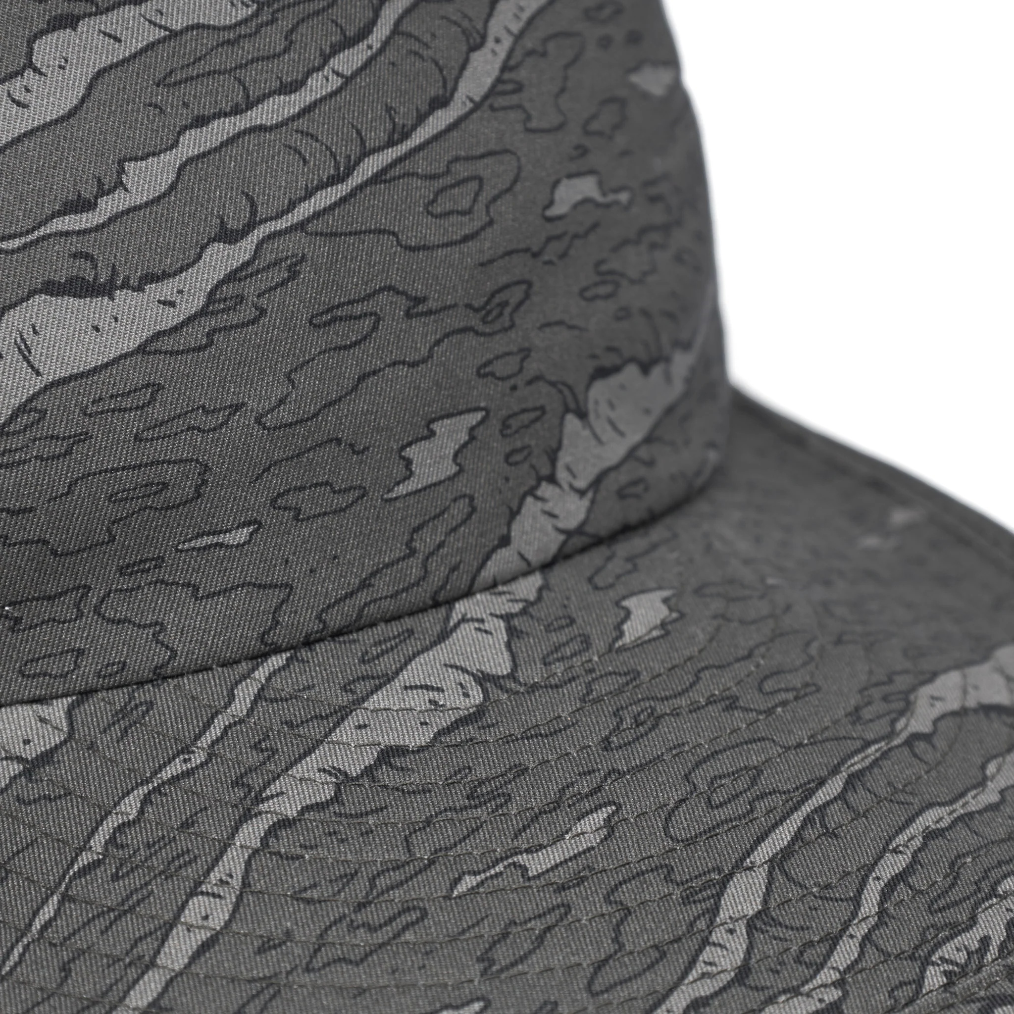 Marina Cap Cotton Poplin - Atlantic Wave Camo - Image 5
