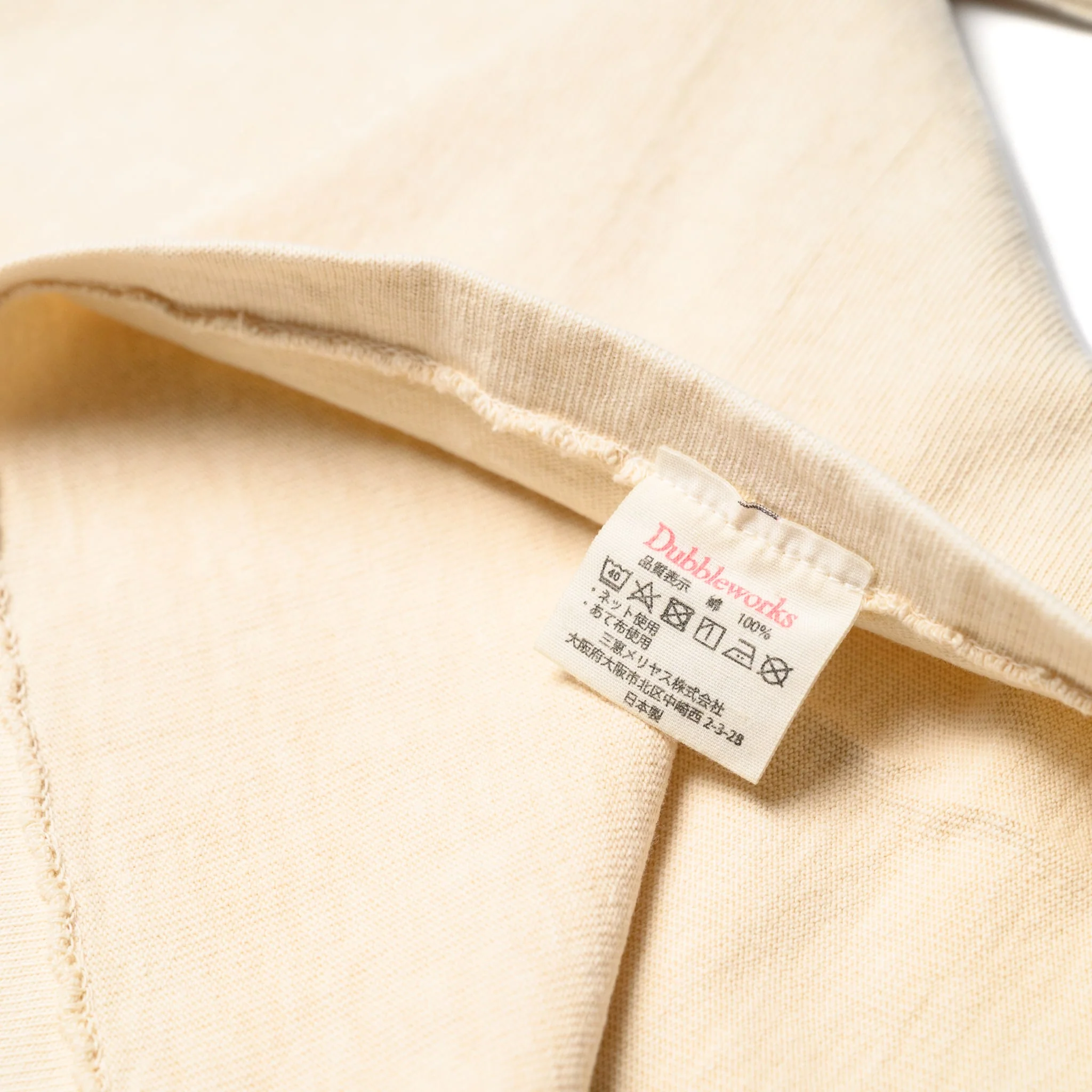 58001PD Heavyweight LS Tee Pigment Dye - Cream - Image 5