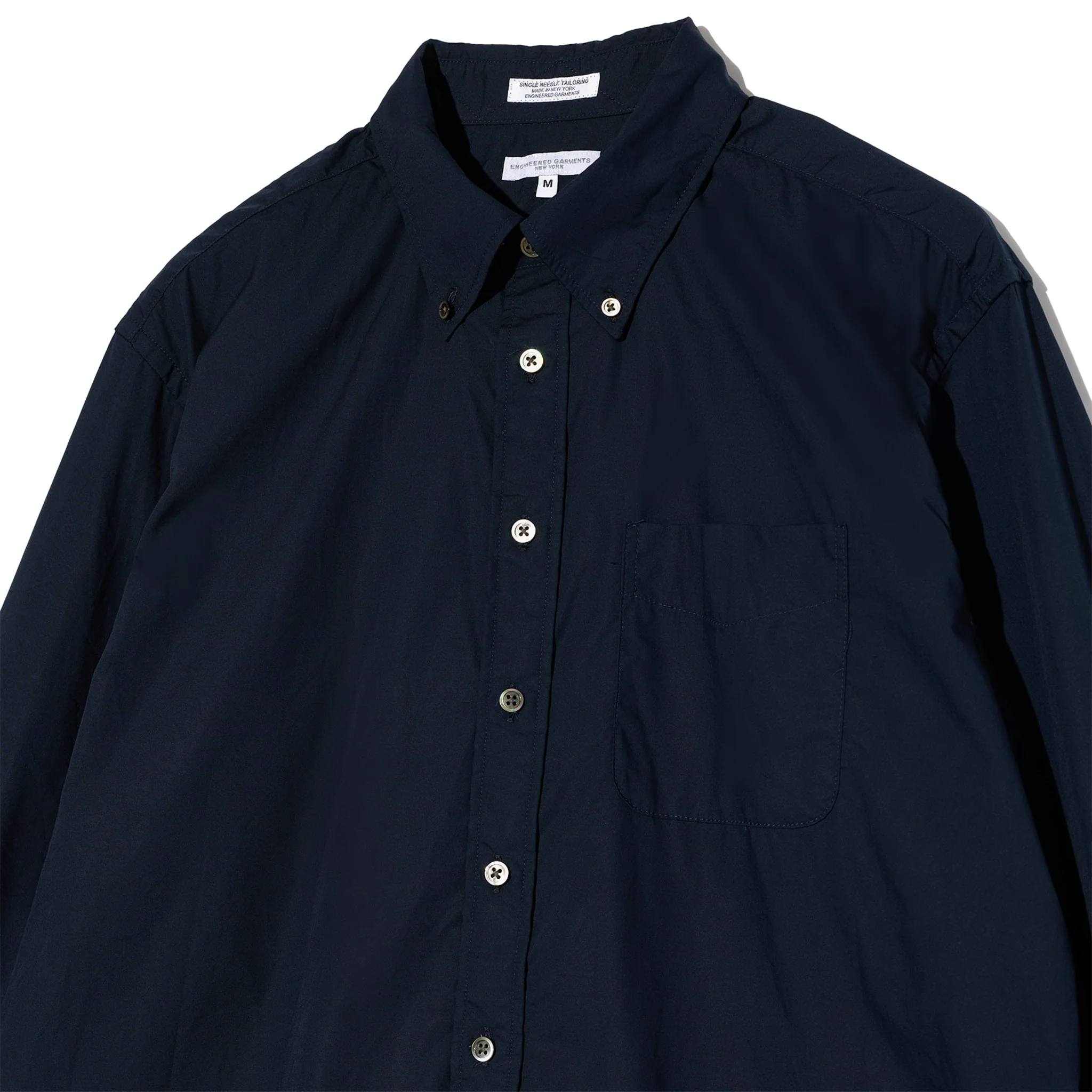 19 Century BD Shirt - Dark Navy Cotton Broadcloth - Image 3