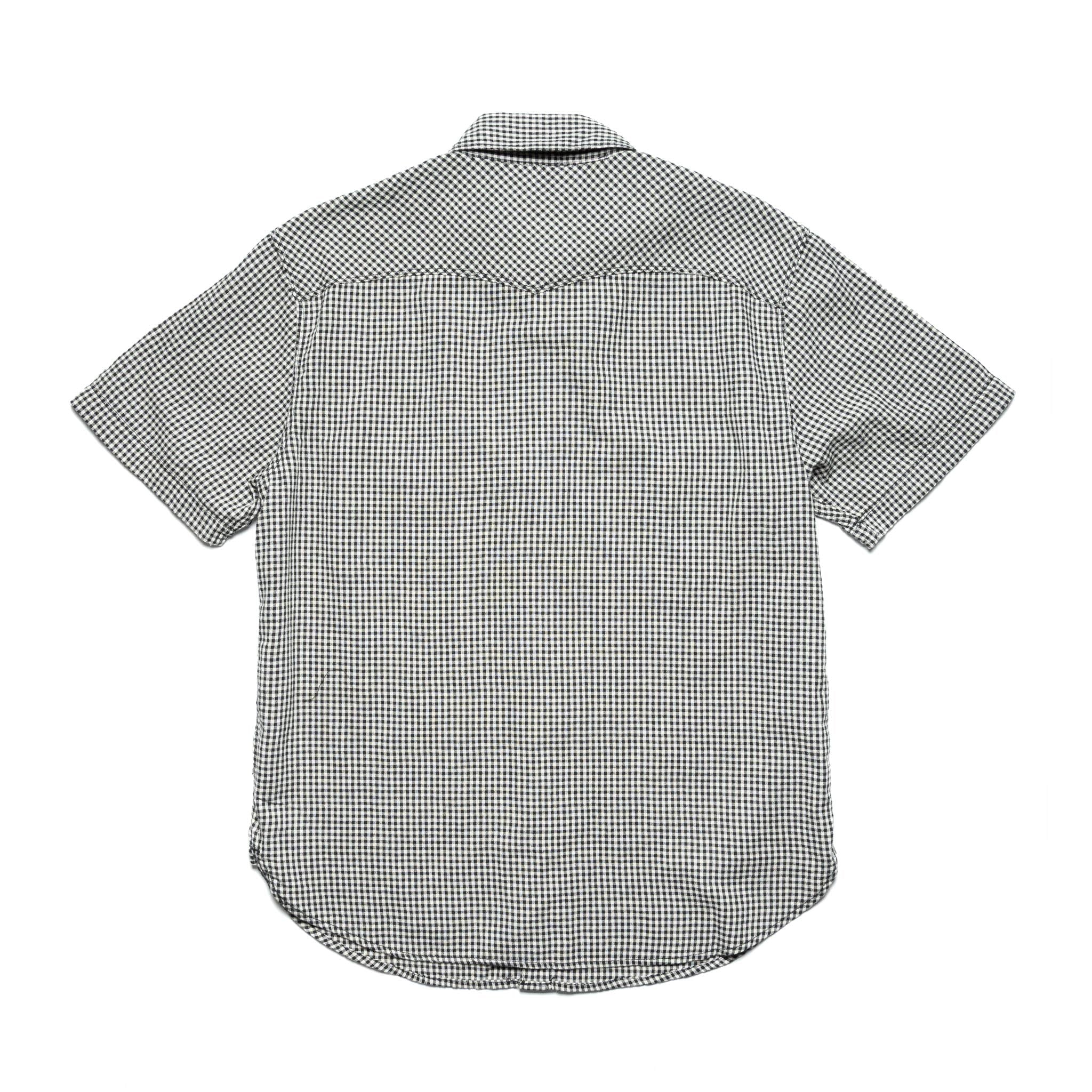 Bodie S/S - Black Gingham - Image 2