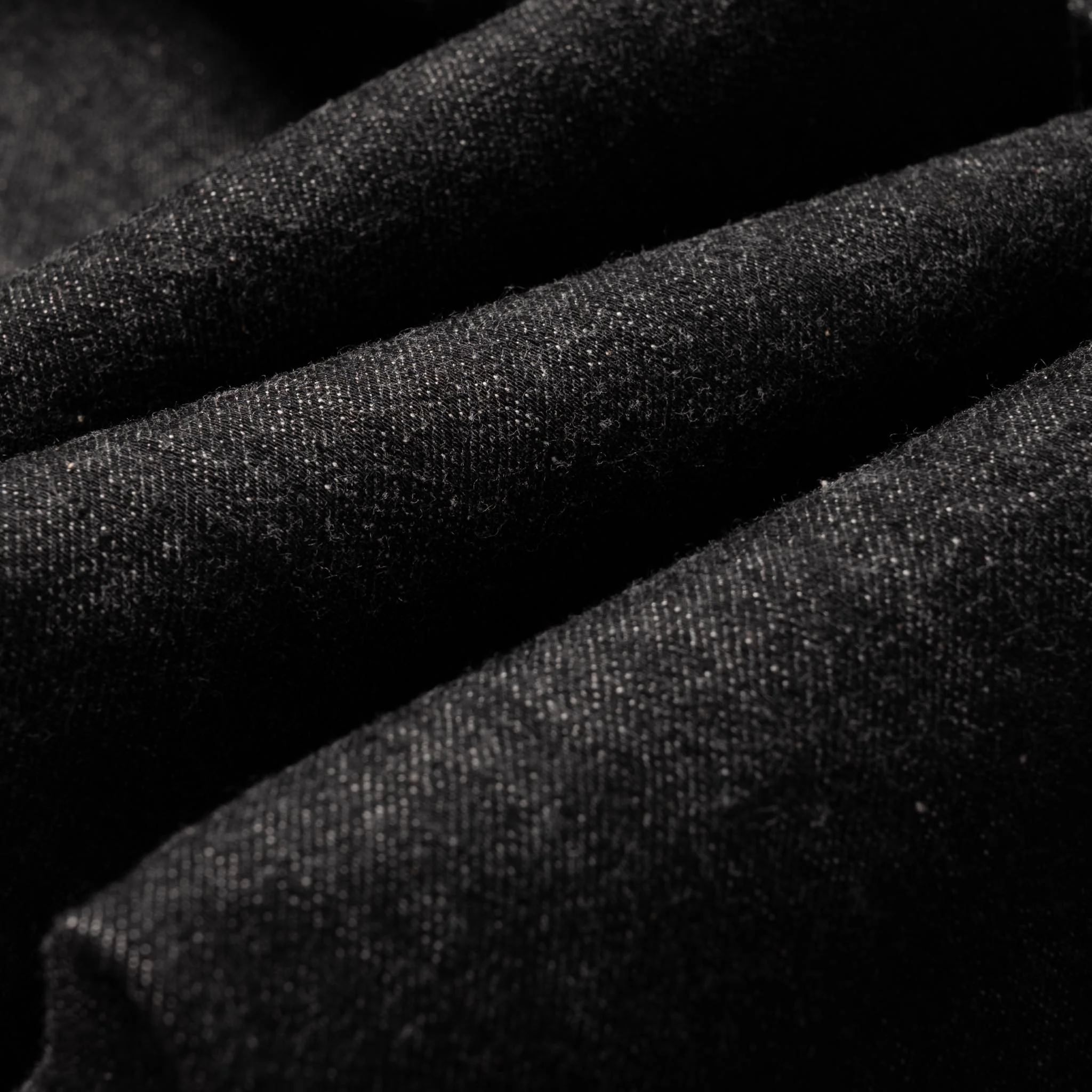 1101BK Straight 13.7oz Selvedge Denim - Black - Image 11