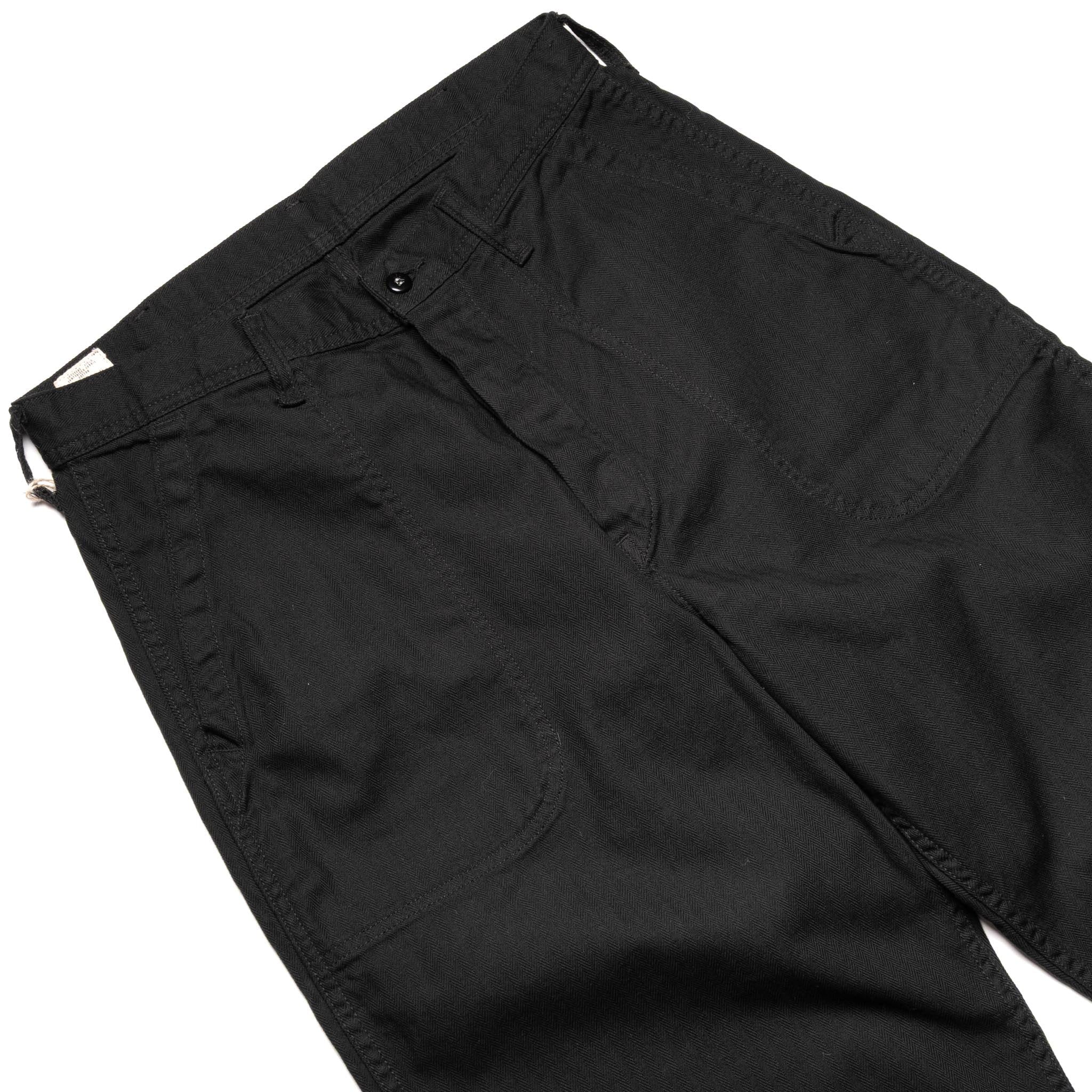 1141-2 USN Herringbone Seamen's Trousers - Black - Image 4