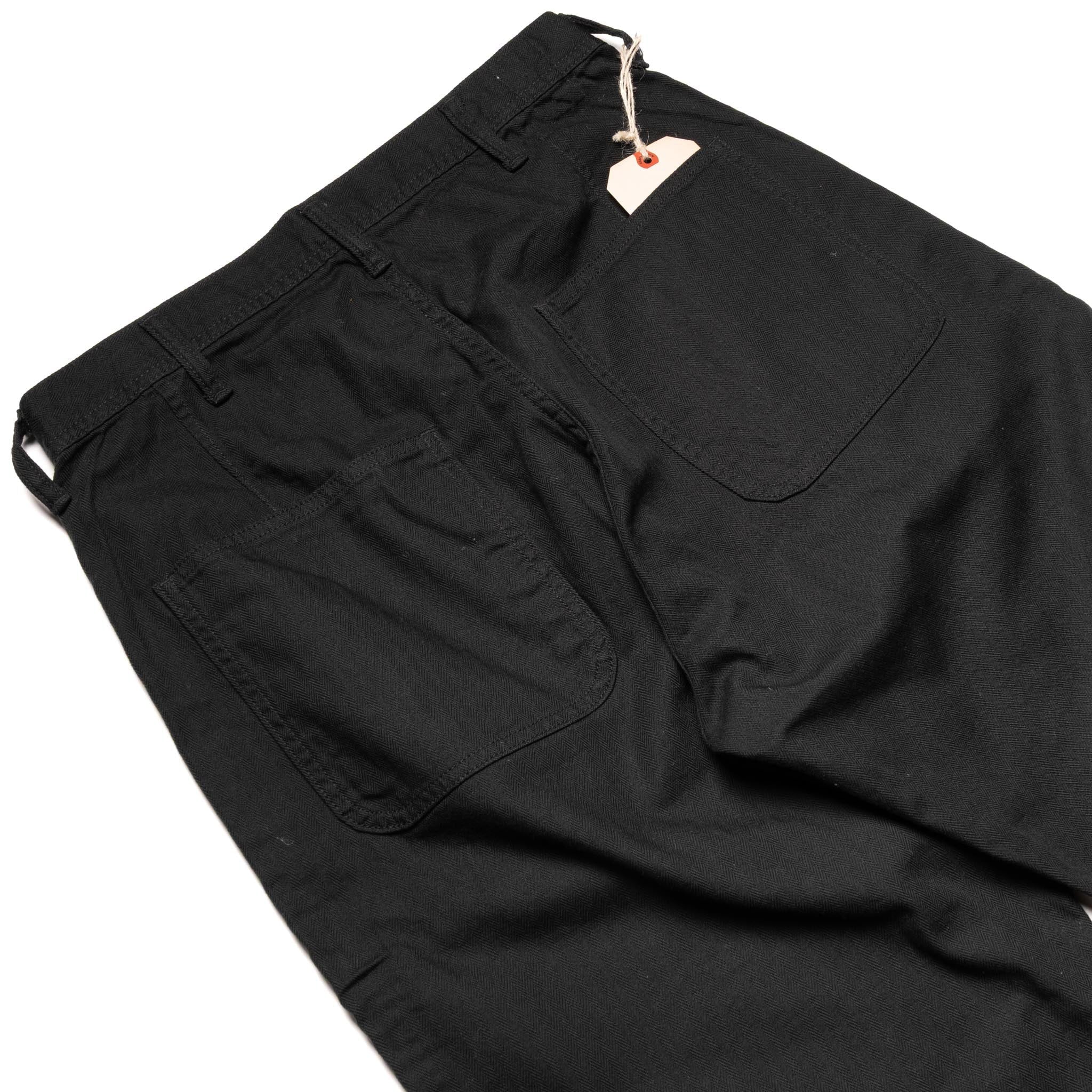 1141-2 USN Herringbone Seamen's Trousers - Black - Image 9