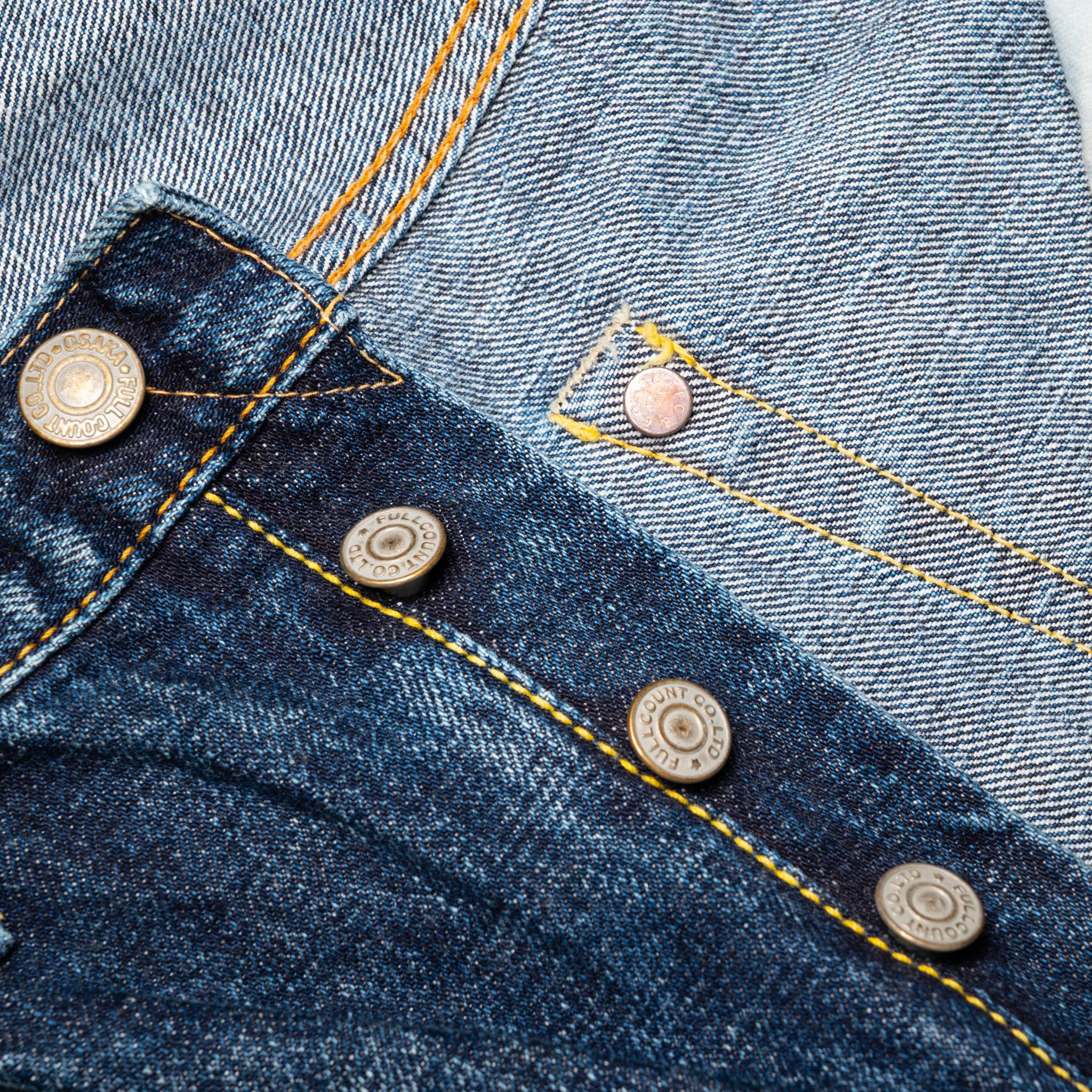 1345-1101 Straight Heavy 15.5oz "Fear of the Dark" Selvedge Denim - Image 11