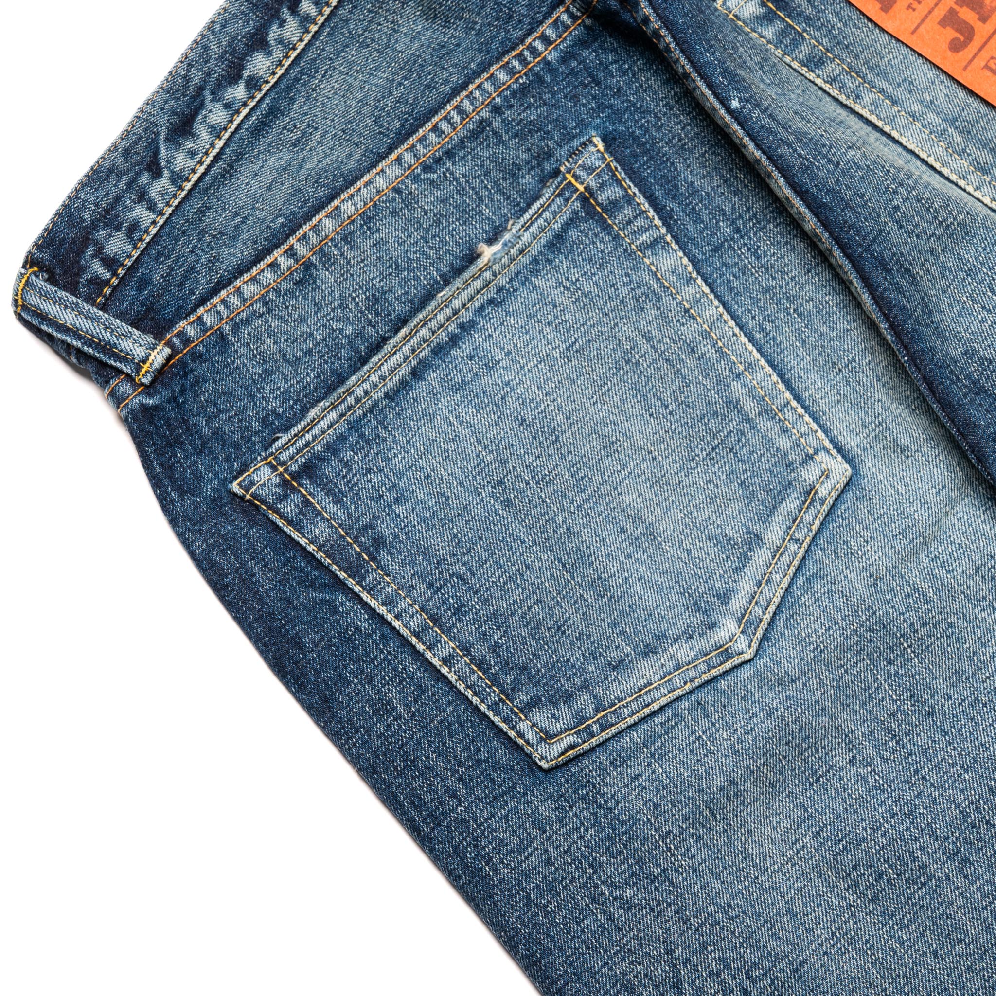 1345-1101 Straight Heavy 15.5oz "Fear of the Dark" Selvedge Denim - Image 16
