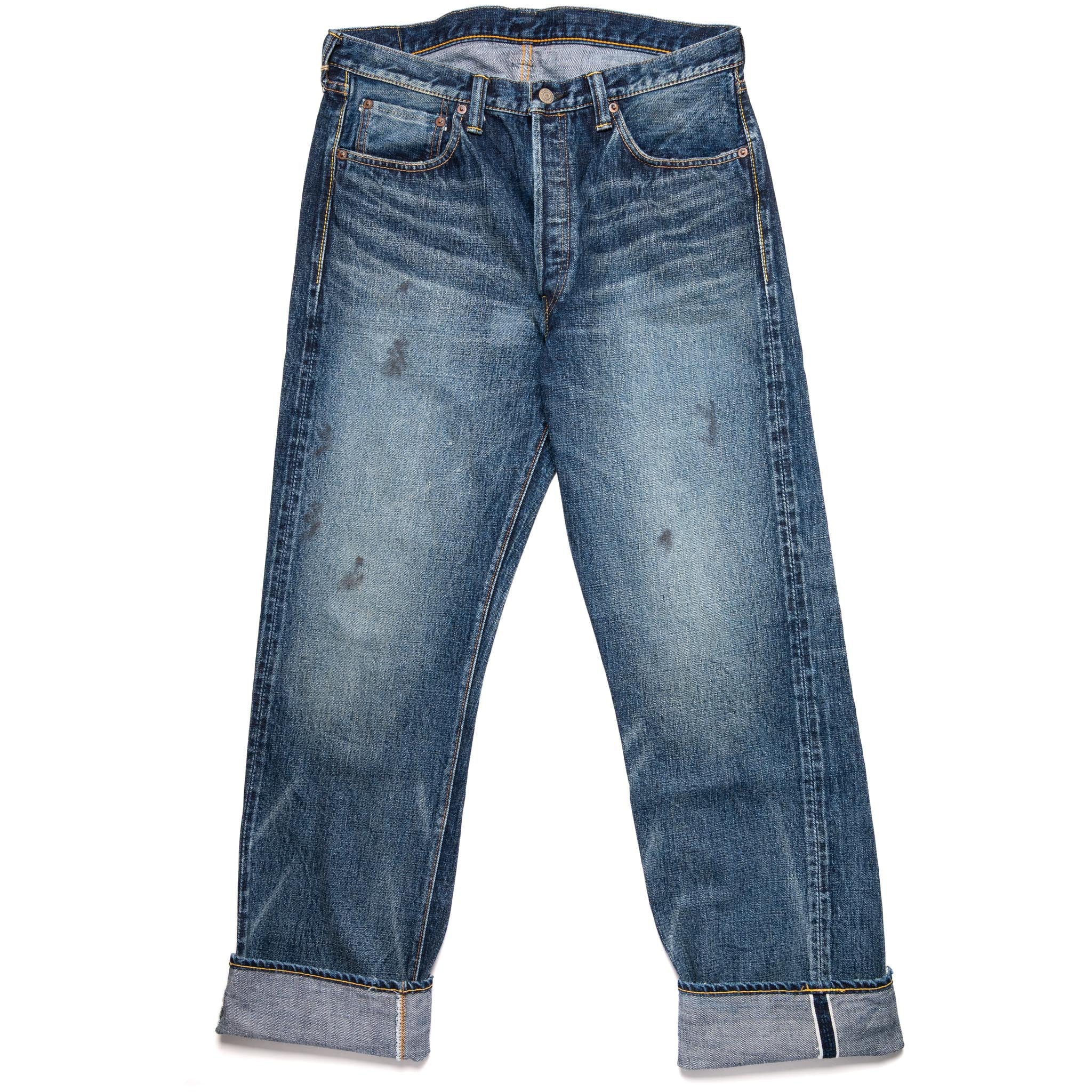 1345-1101 Straight Heavy 15.5oz "Fear of the Dark" Selvedge Denim - Image 2