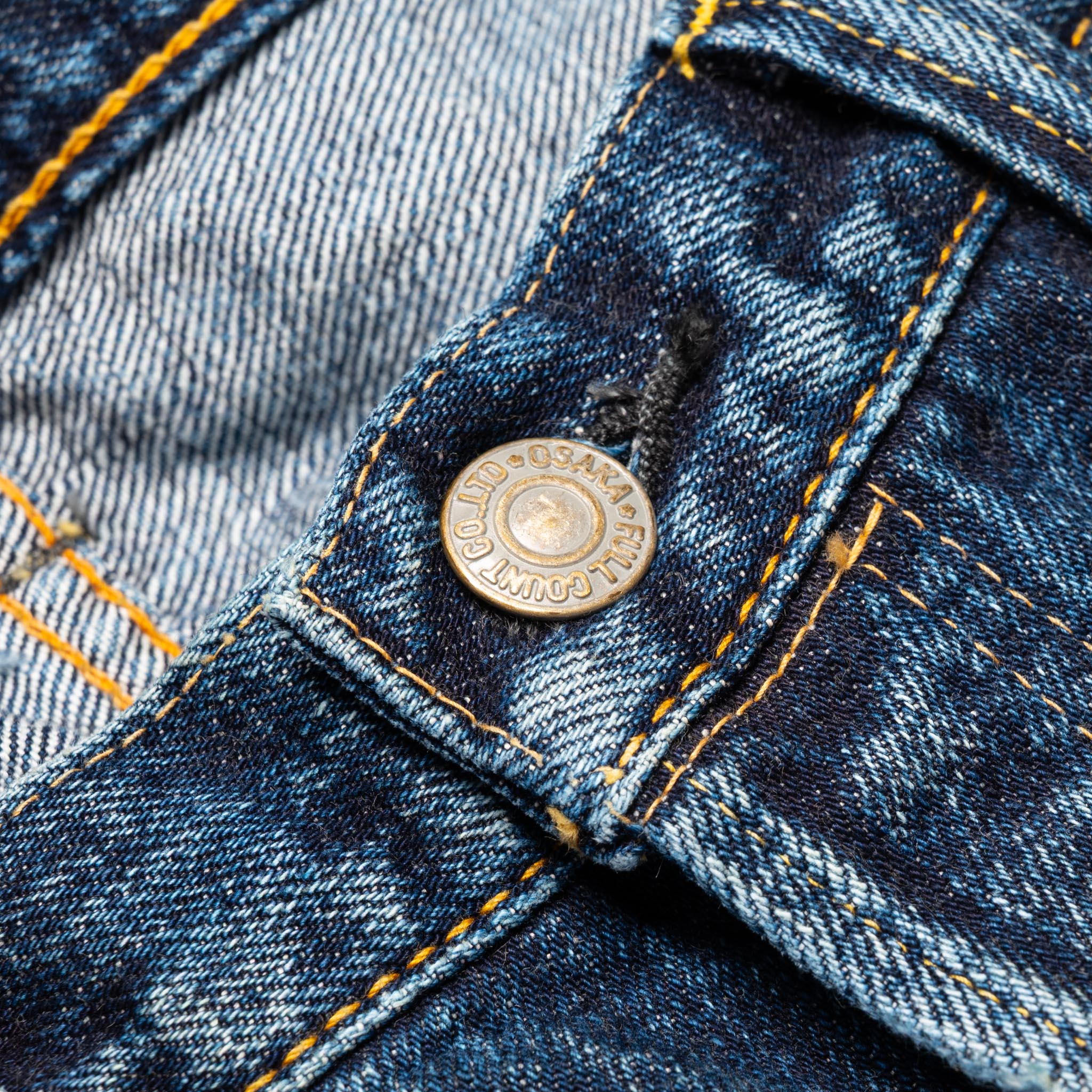1345-1101 Straight Heavy 15.5oz "Fear of the Dark" Selvedge Denim - Image 8