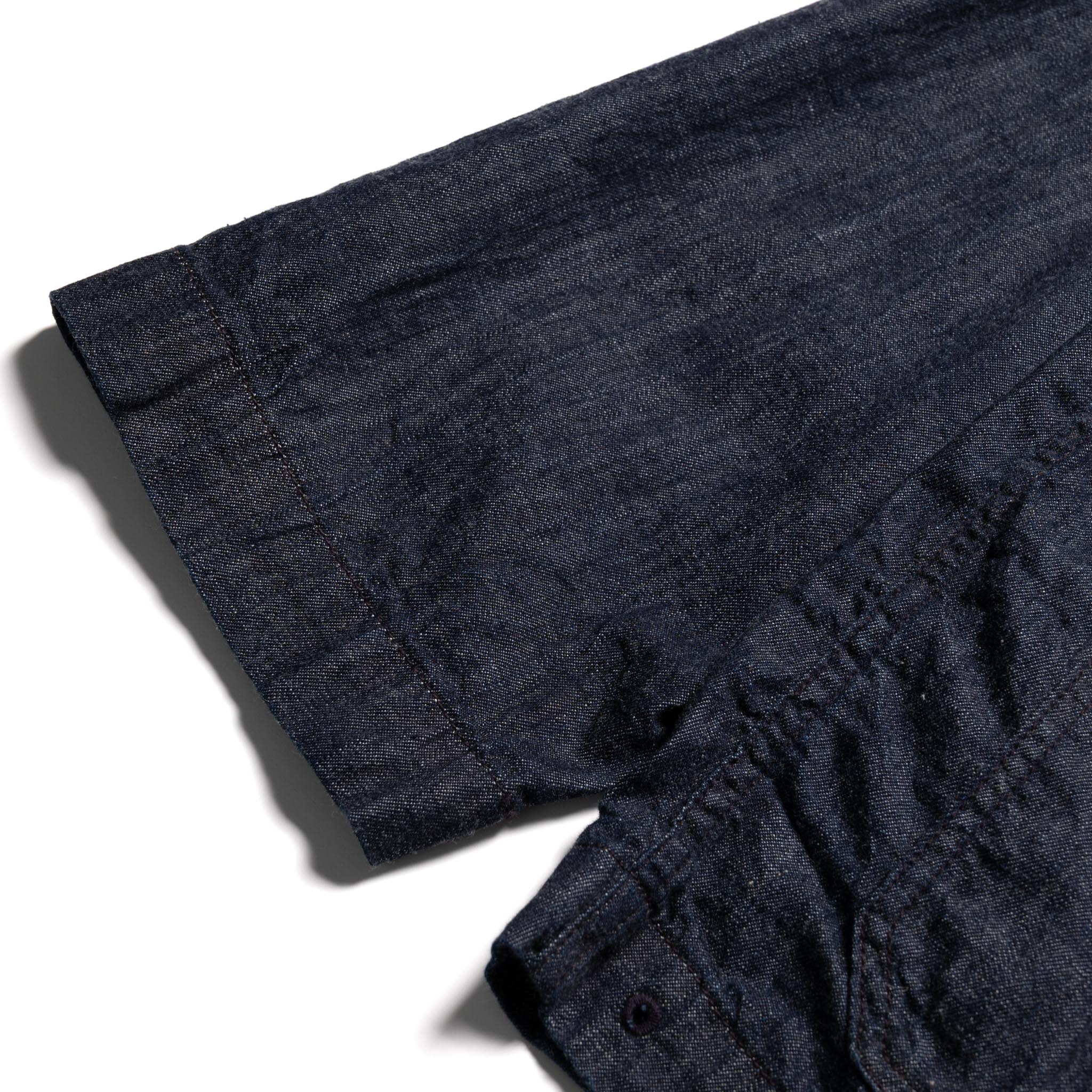 2052-1 USN Shawl Collar Denim Coverall - Indigo - Image 7