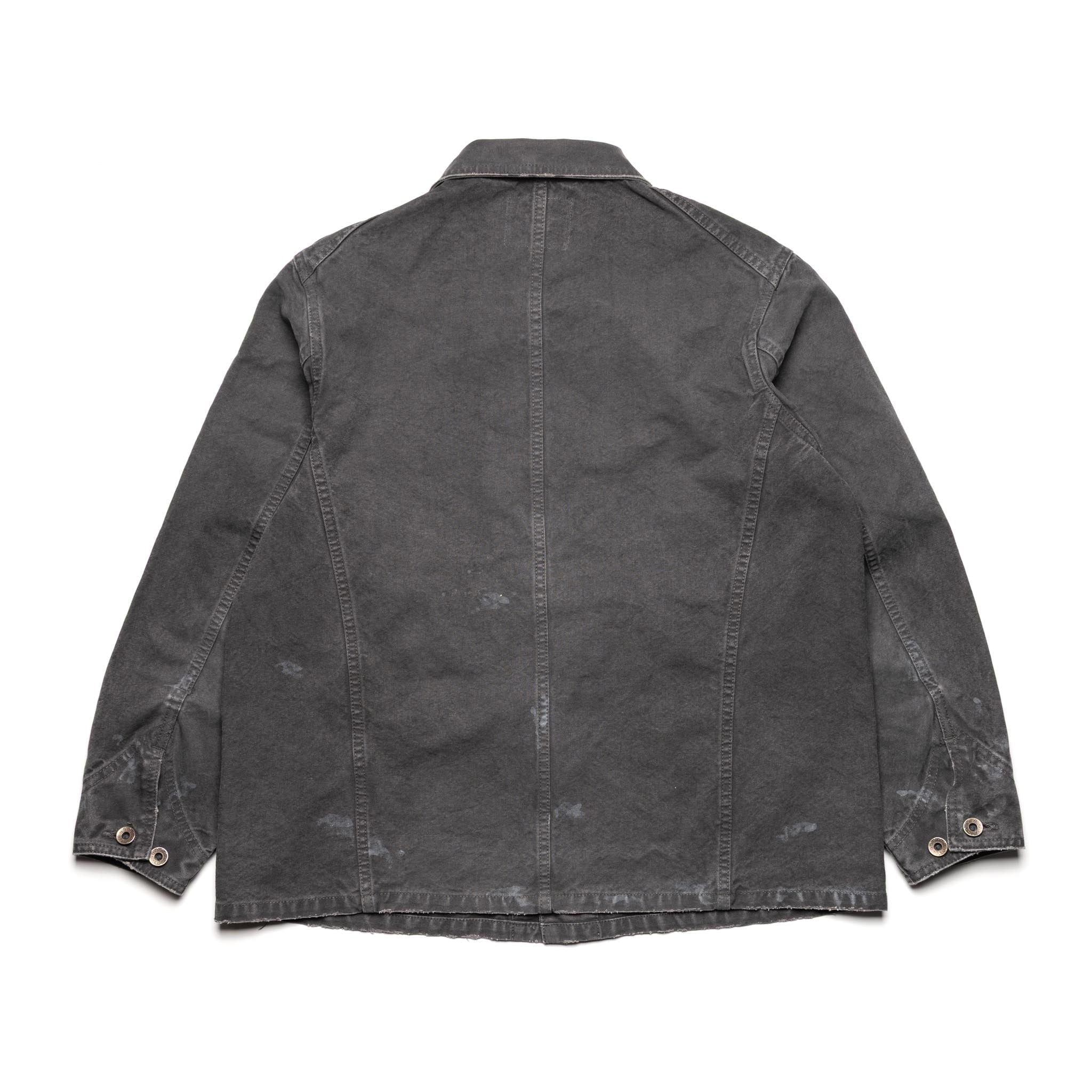 2053VE Tent Cloth Chore Jacket VE (Vintage Effect) Faded Black - Image 2