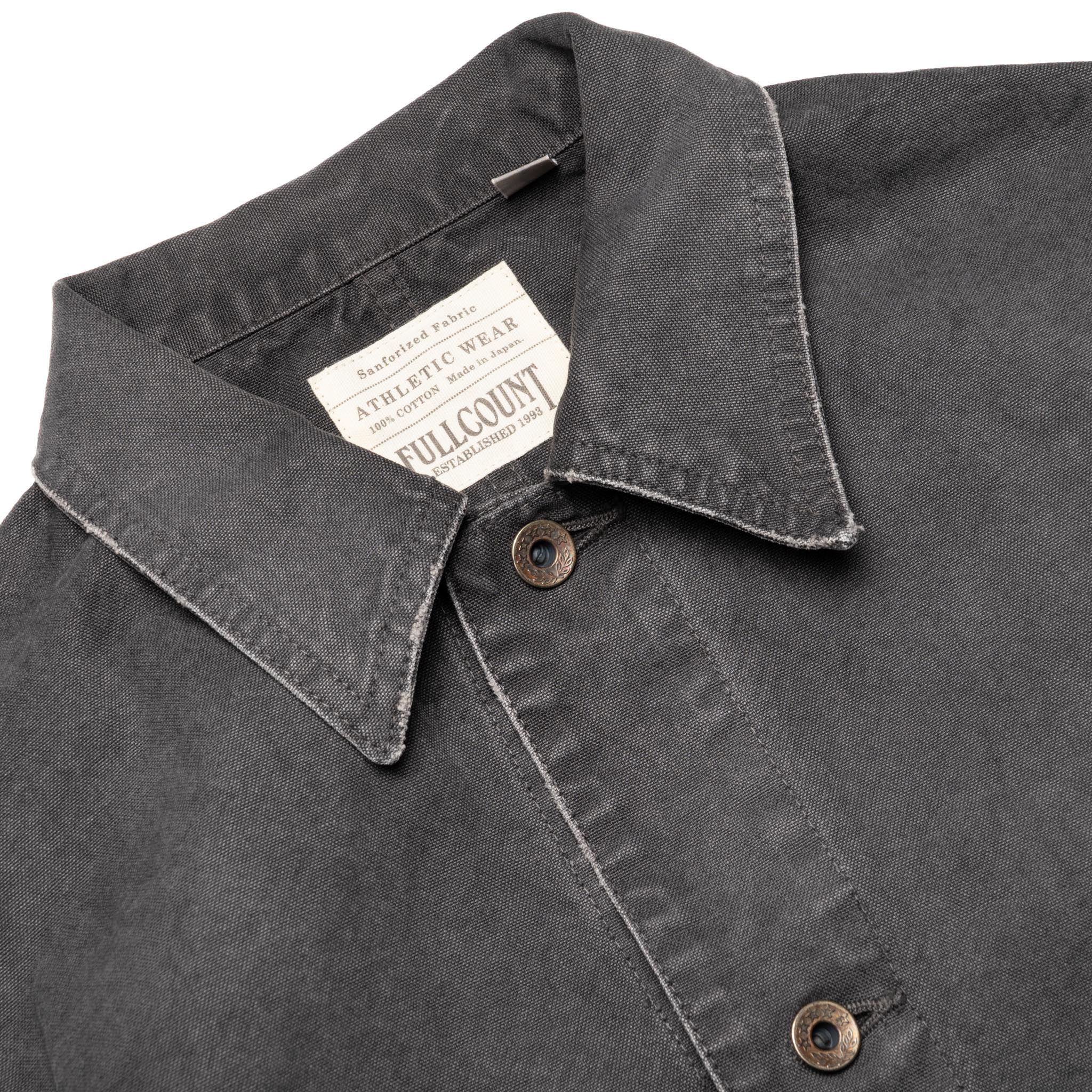 2053VE Tent Cloth Chore Jacket VE (Vintage Effect) Faded Black - Image 3