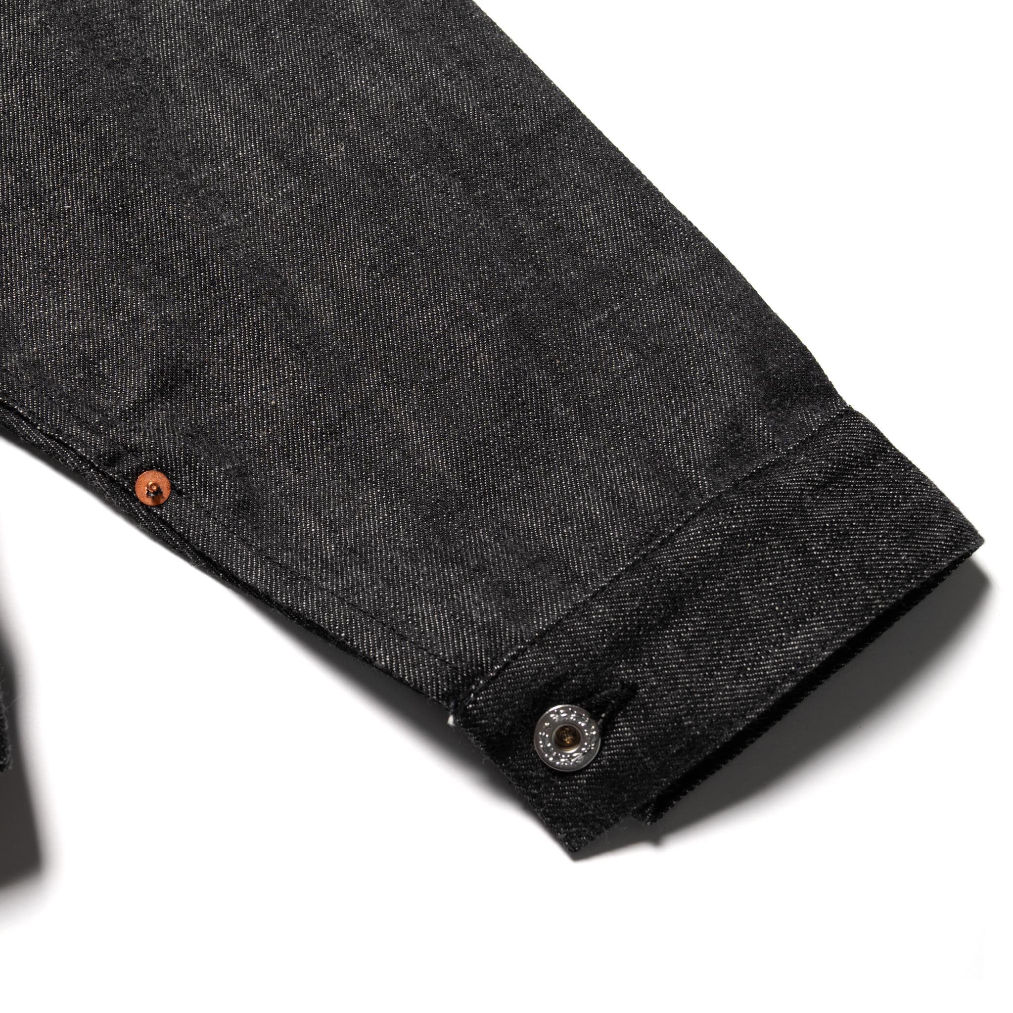S2107BKSS WWII Model 11.5oz Black Denim Jacket (Raw) - Image 8