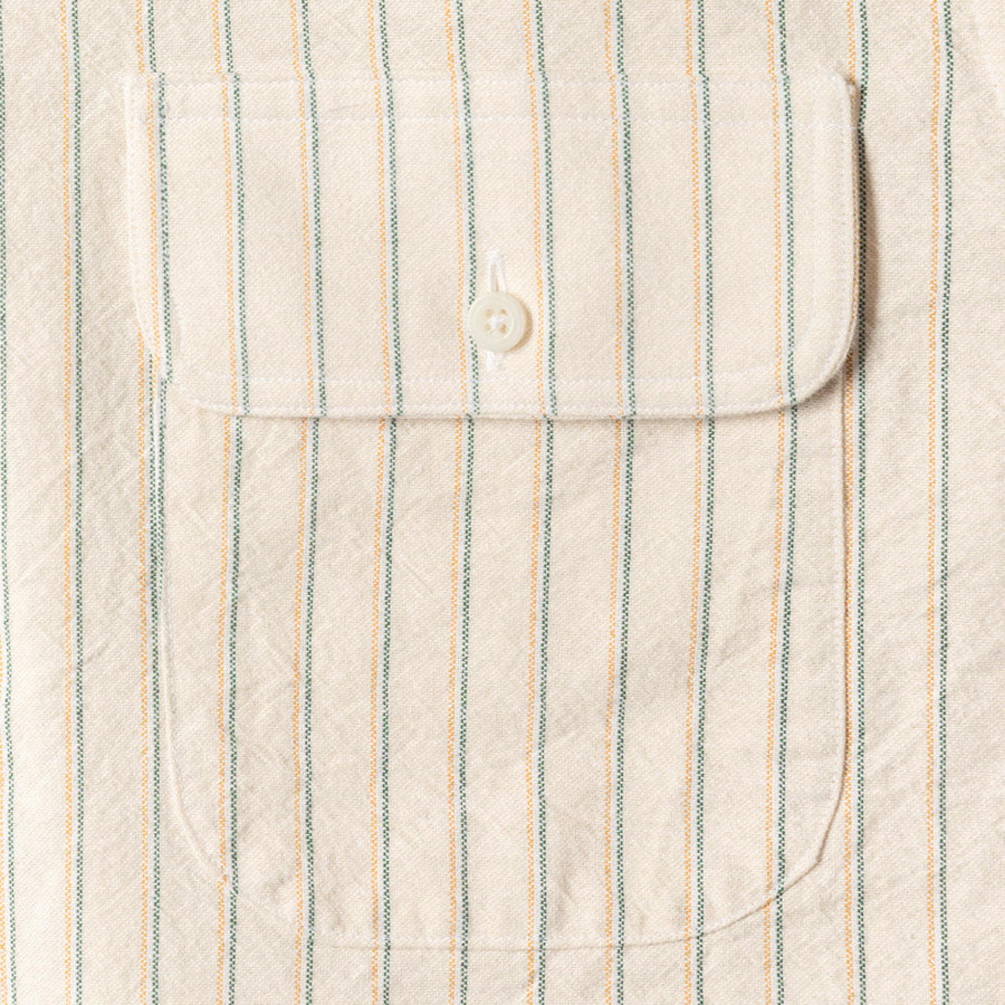 Tan Striped Japanese Oxford - Image 3