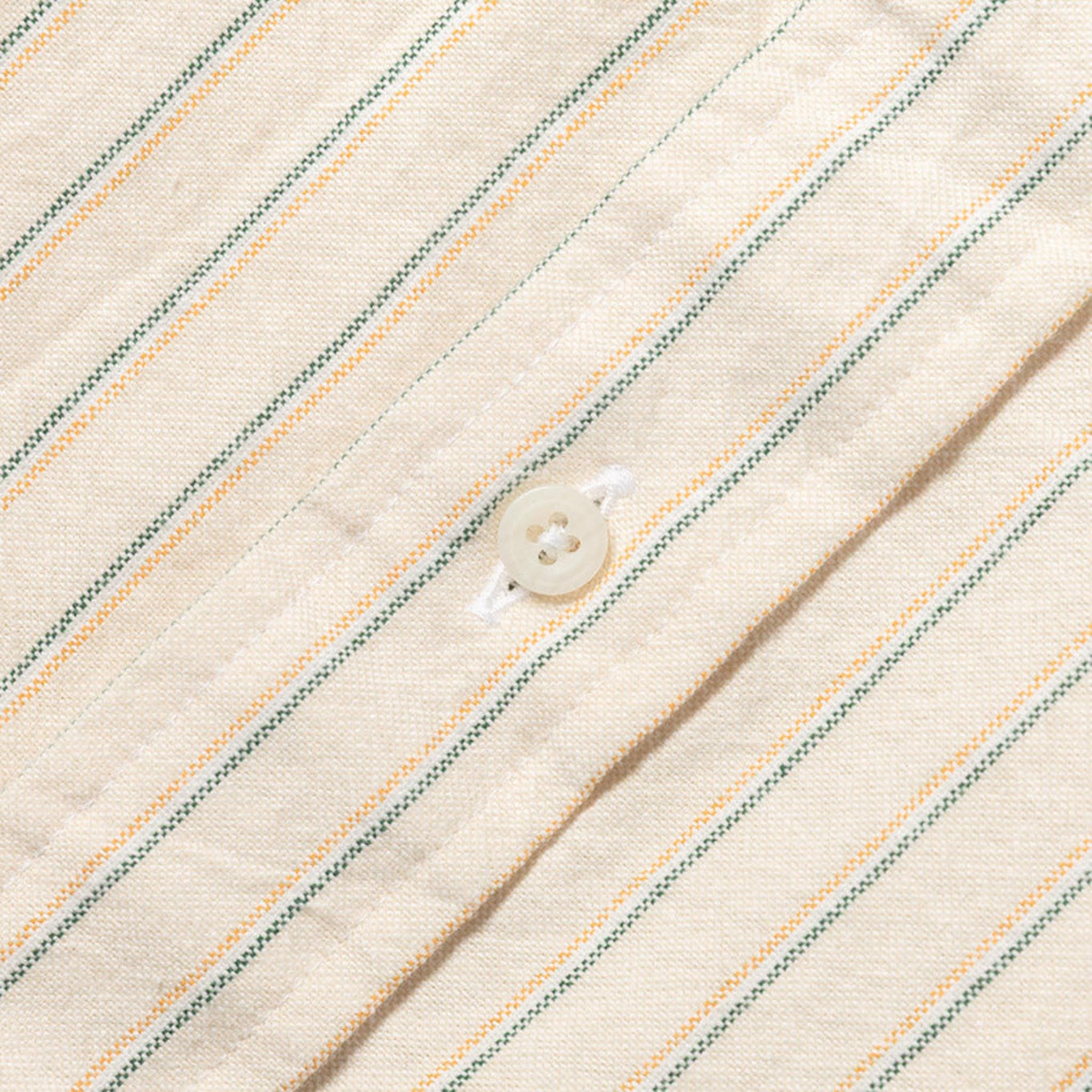 Tan Striped Japanese Oxford - Image 4