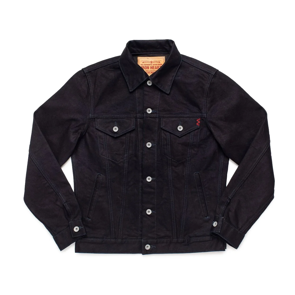 IH-526J-142ib - 14oz Selvedge Denim Modified Type III - Indigo/Black