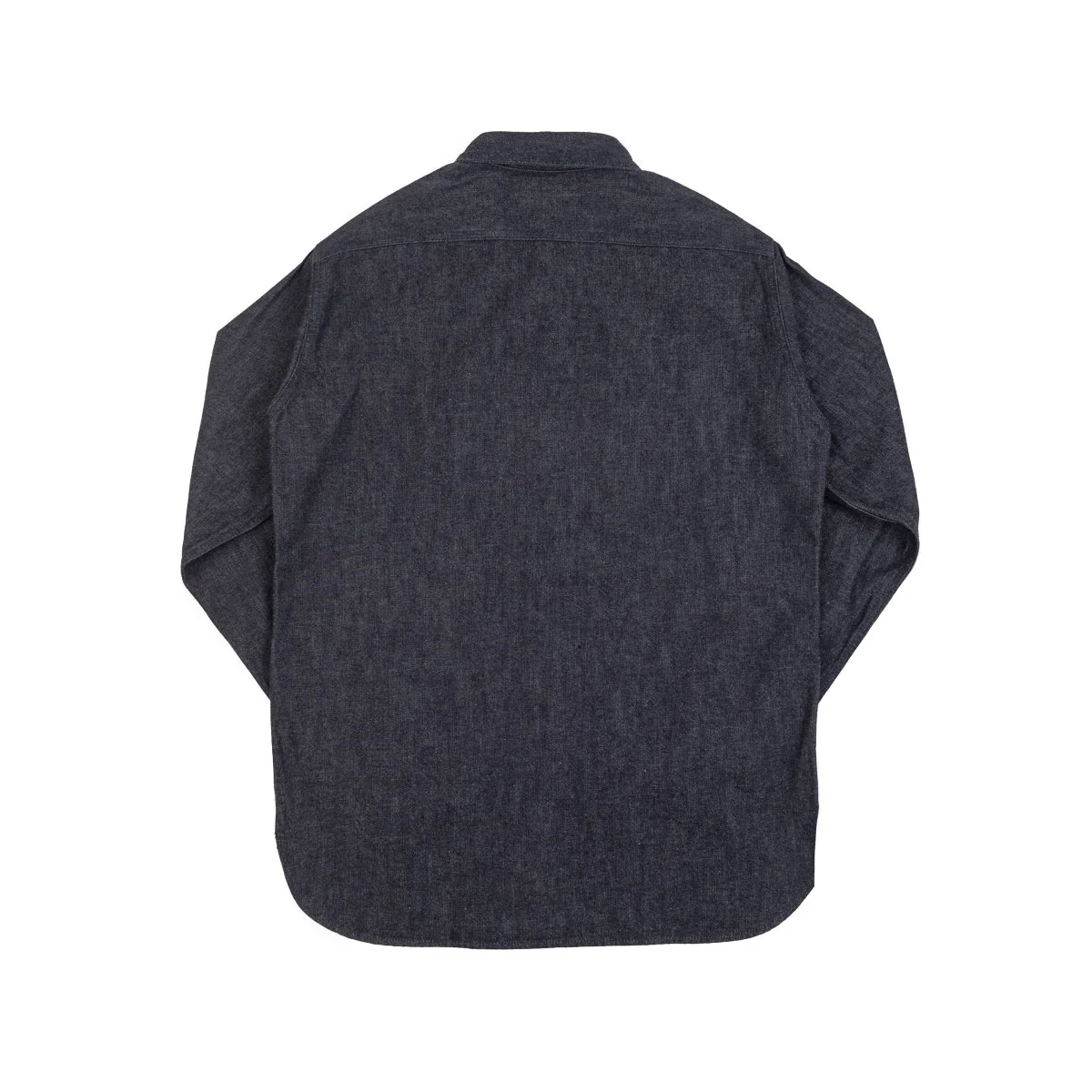 IHSH-351-IND - 10oz Selvedge Denim Work Shirt - Indigo - Image 2