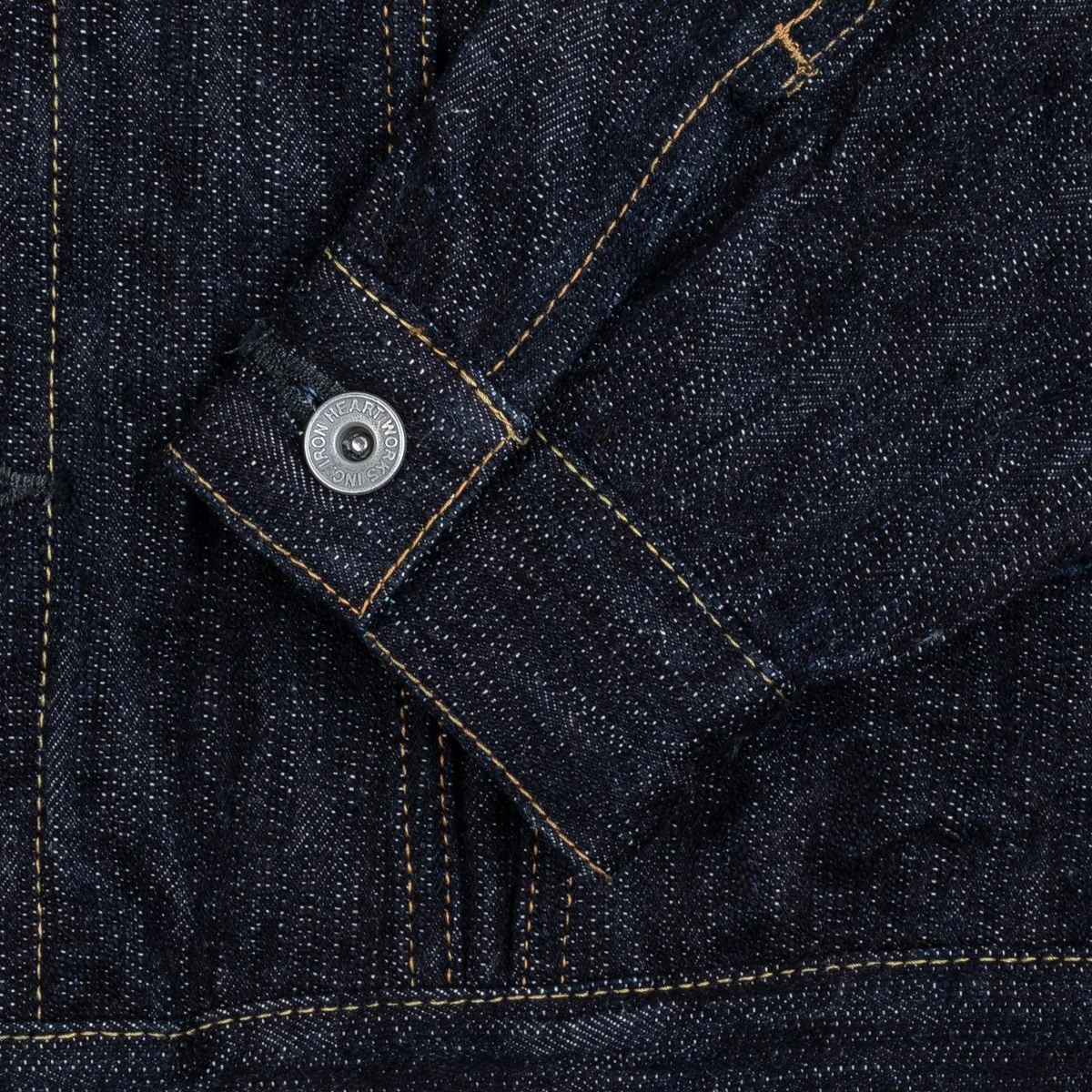 IH-526J-SLB - 16oz Slubby Selvedge Denim Type III Jacket - Indigo - Image 9