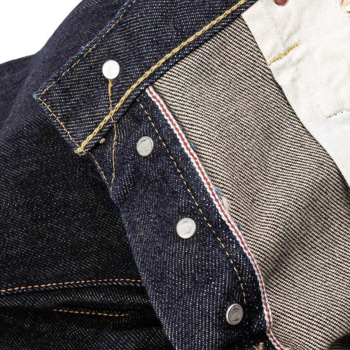 IH-666S-21 21oz Selvedge Denim Slim Straight Cut Jeans - Indigo - Image 6