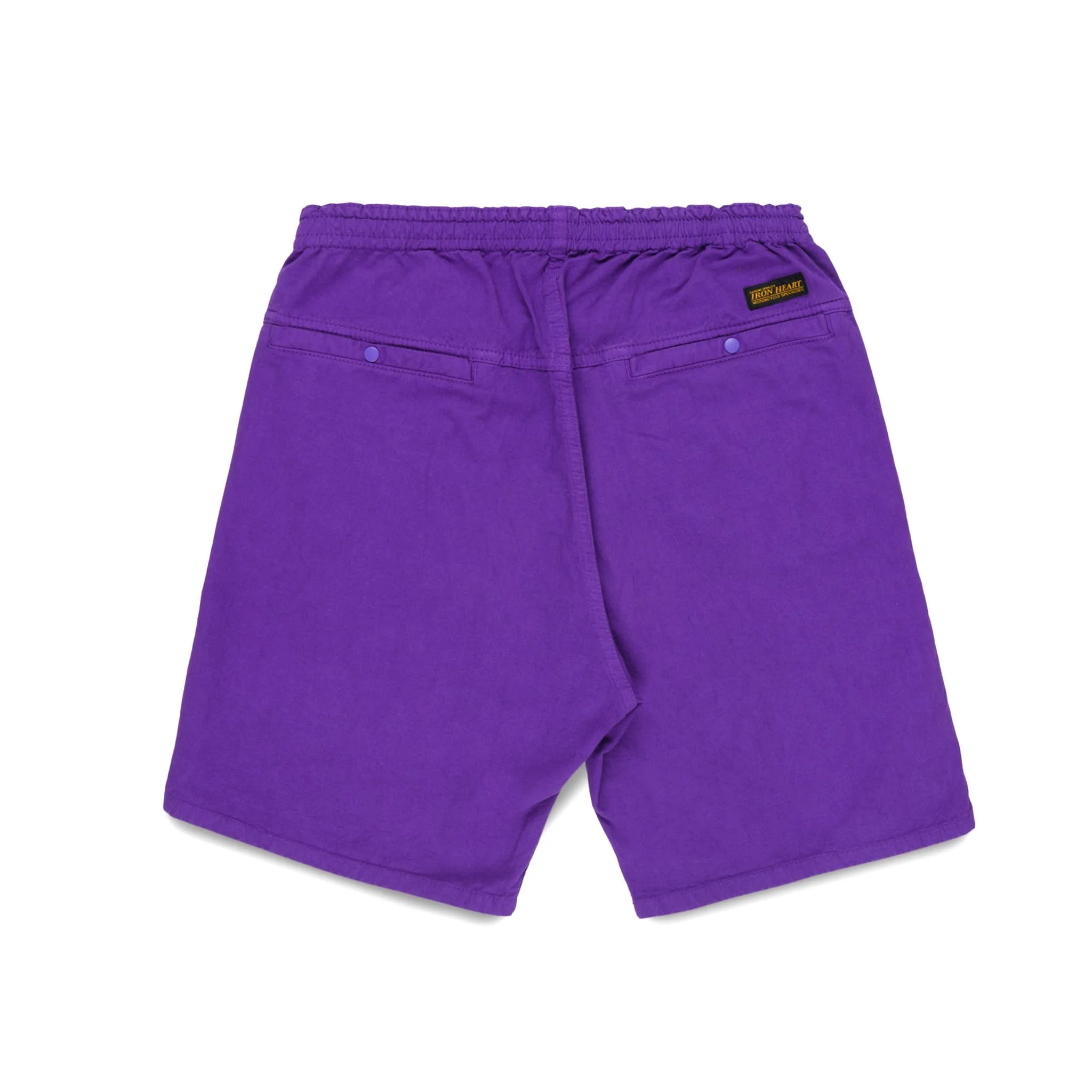 IH-729-PUR Cotton Easy Shorts - Purple - Image 2