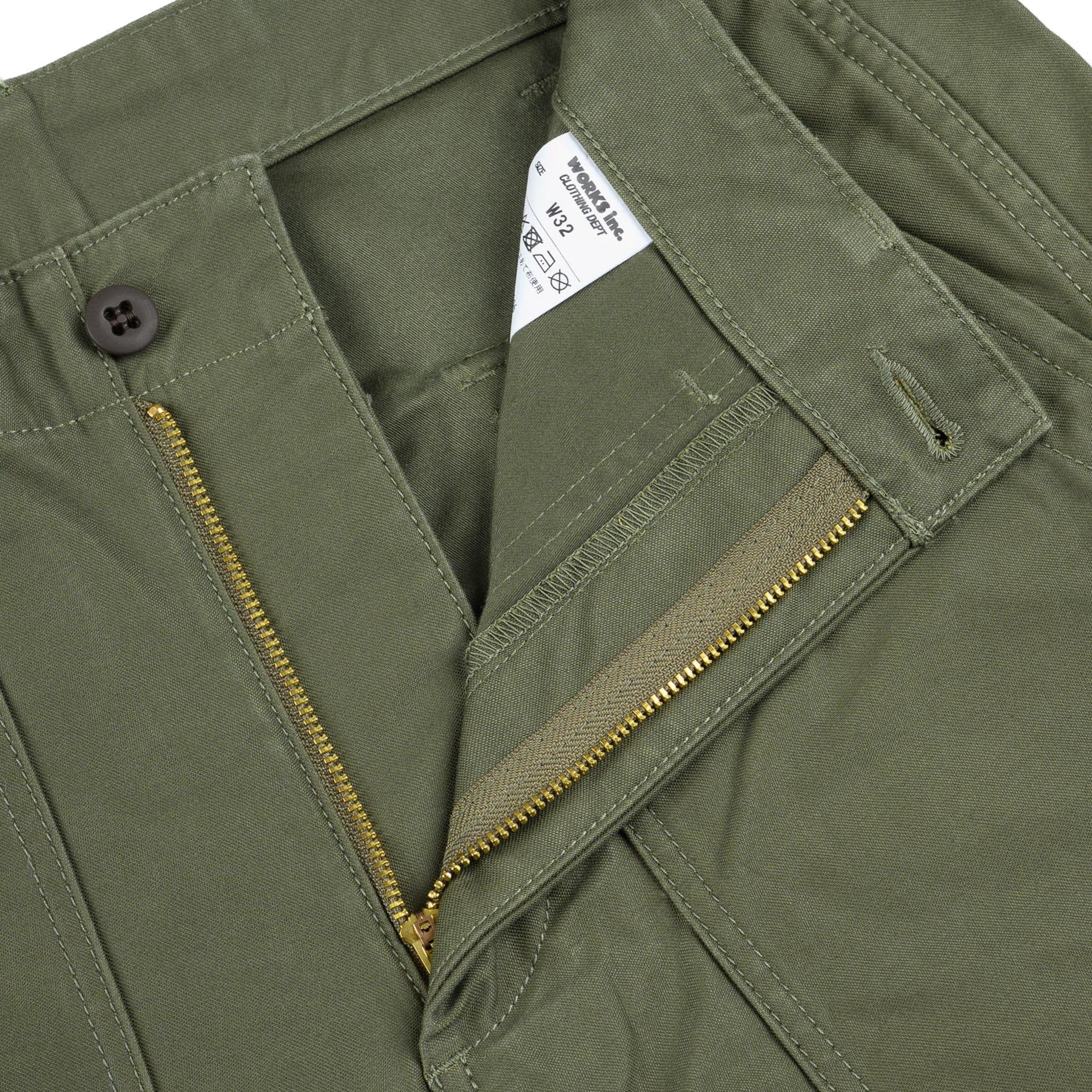 IH-744-GRN 10oz Back Sateen Baker Pants - Army Green - Image 10