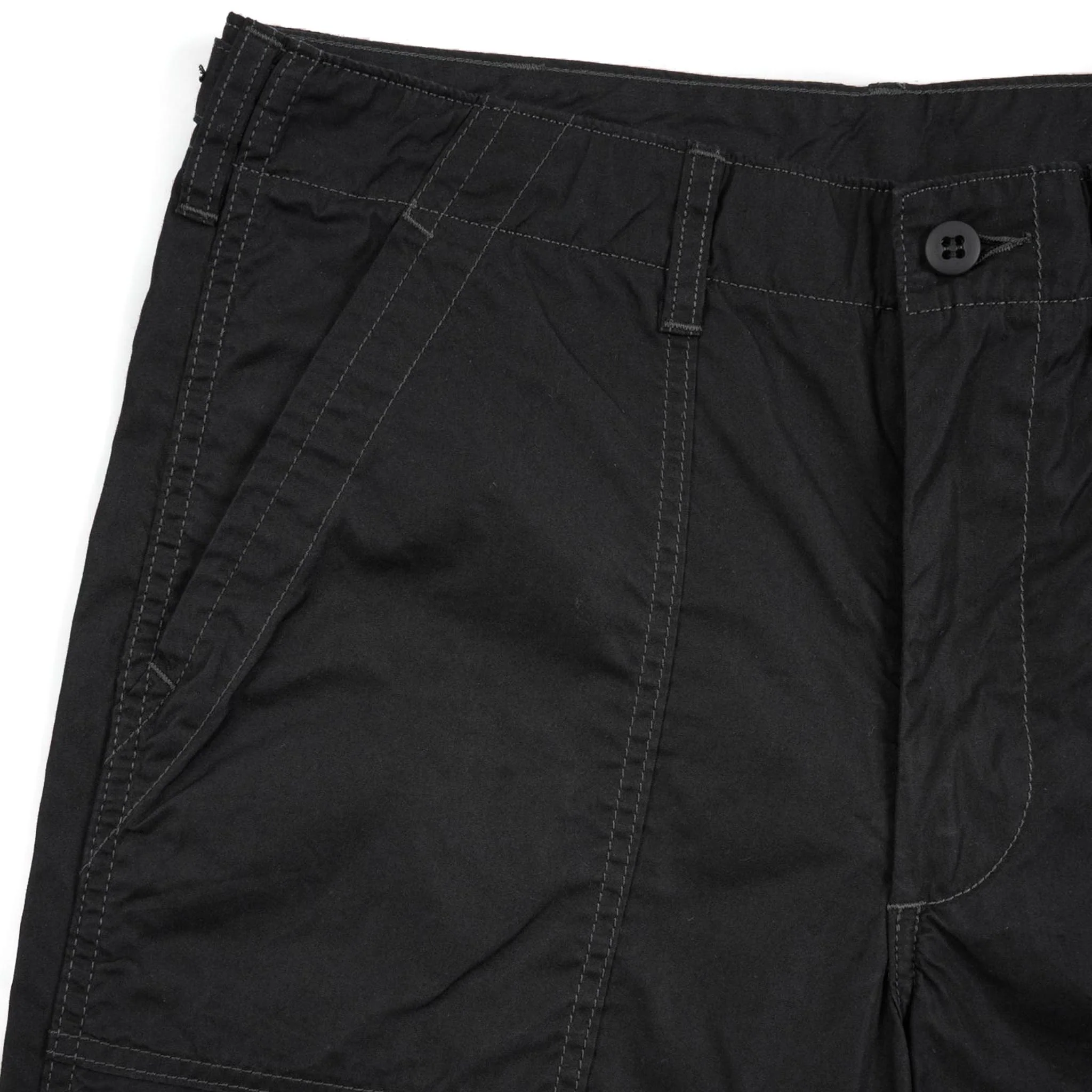 IH-745-BLK 4oz Cotton/Nylon Baker Pants - Black - Image 3