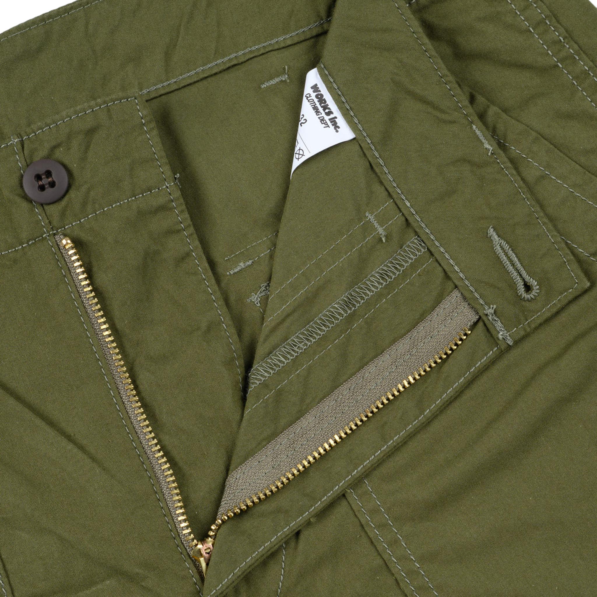 IH-745-ODG 4oz Cotton/Nylon Baker Pants - Olive Drab Green - Image 9