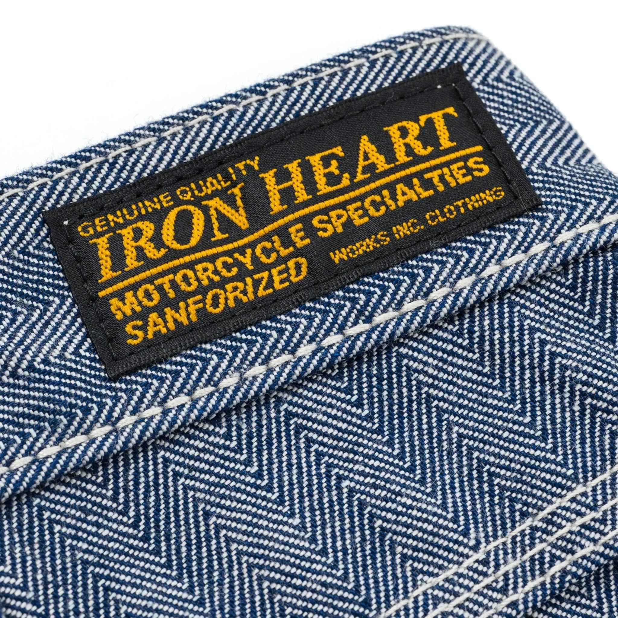 IH-830-IND 10.5oz Herringbone Painter’s Pants - Indigo - Image 6