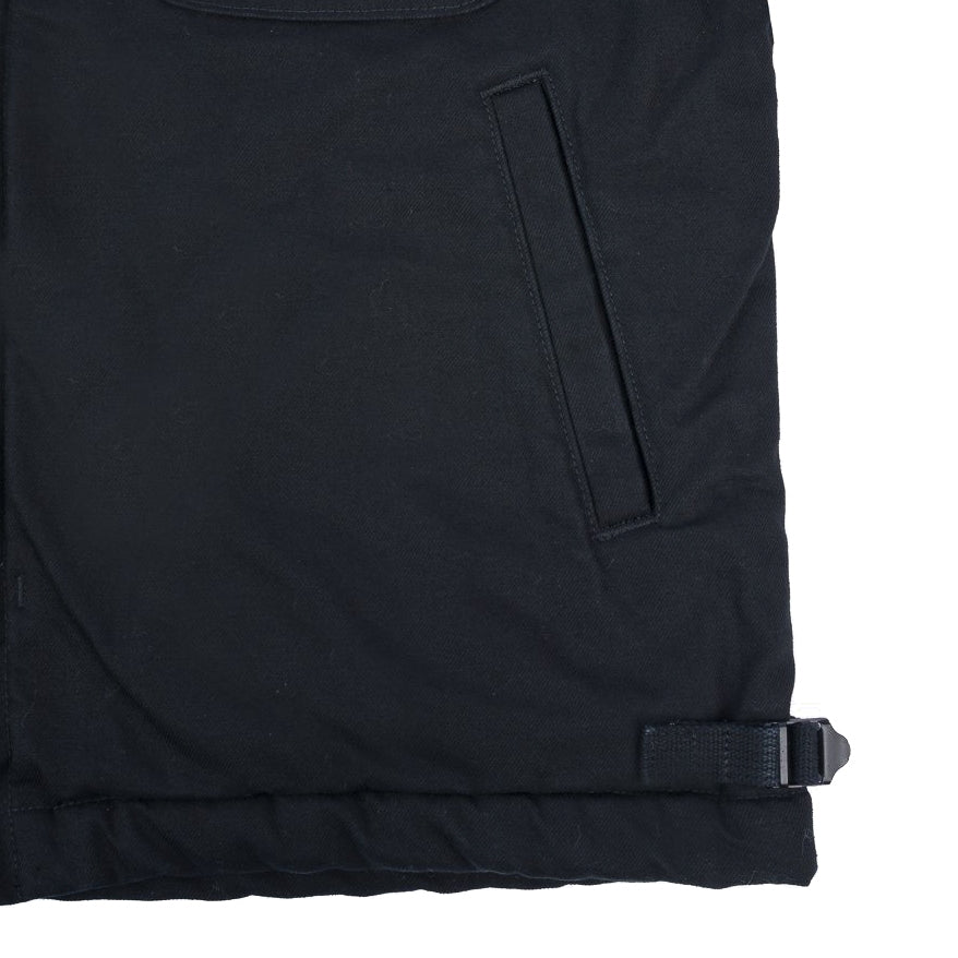 IHM-39-BLK Military Serge A2 Deck Jacket - Black - Image 8