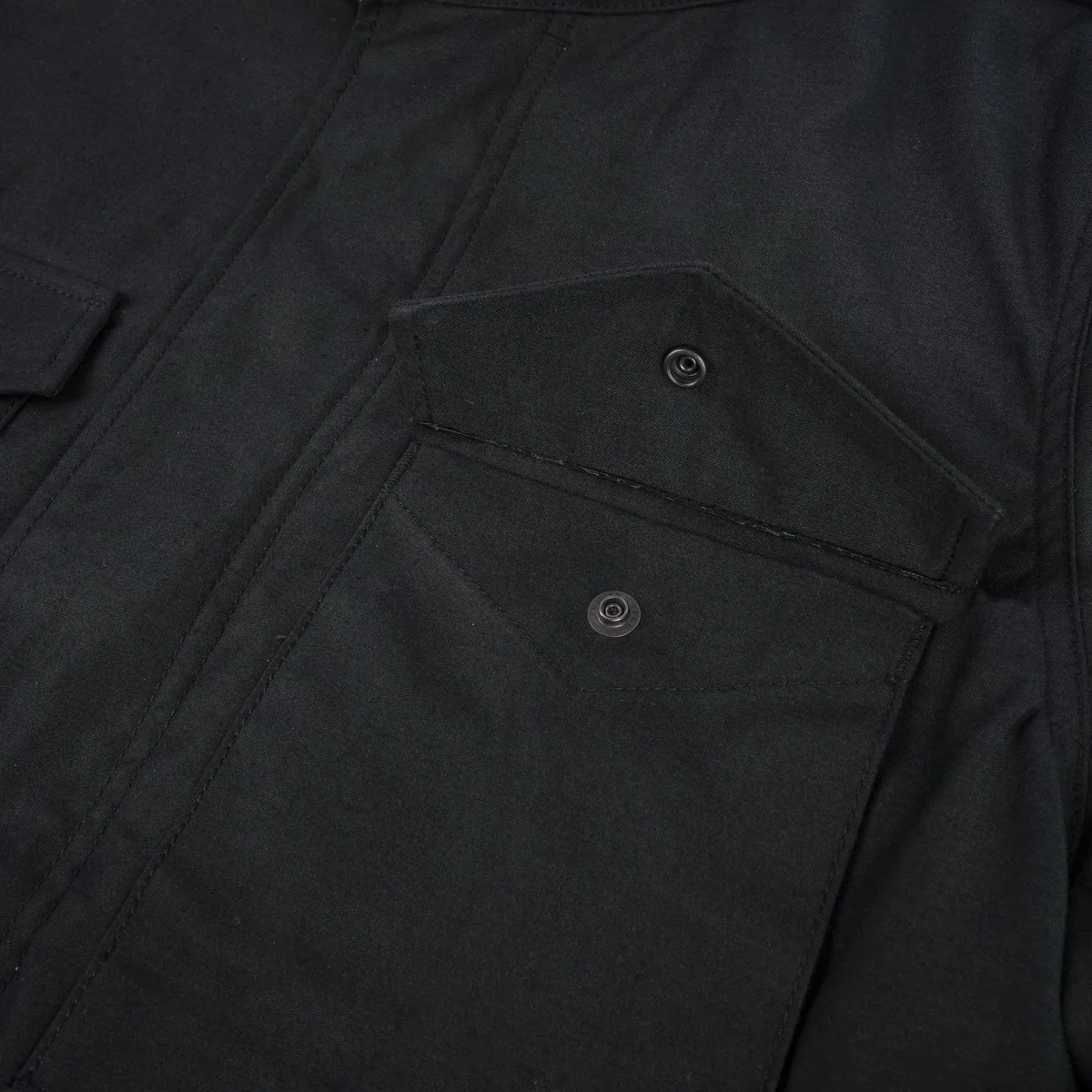 IHM-41-BLK Quilt Lining M65 Field Jacket - Black - Image 10