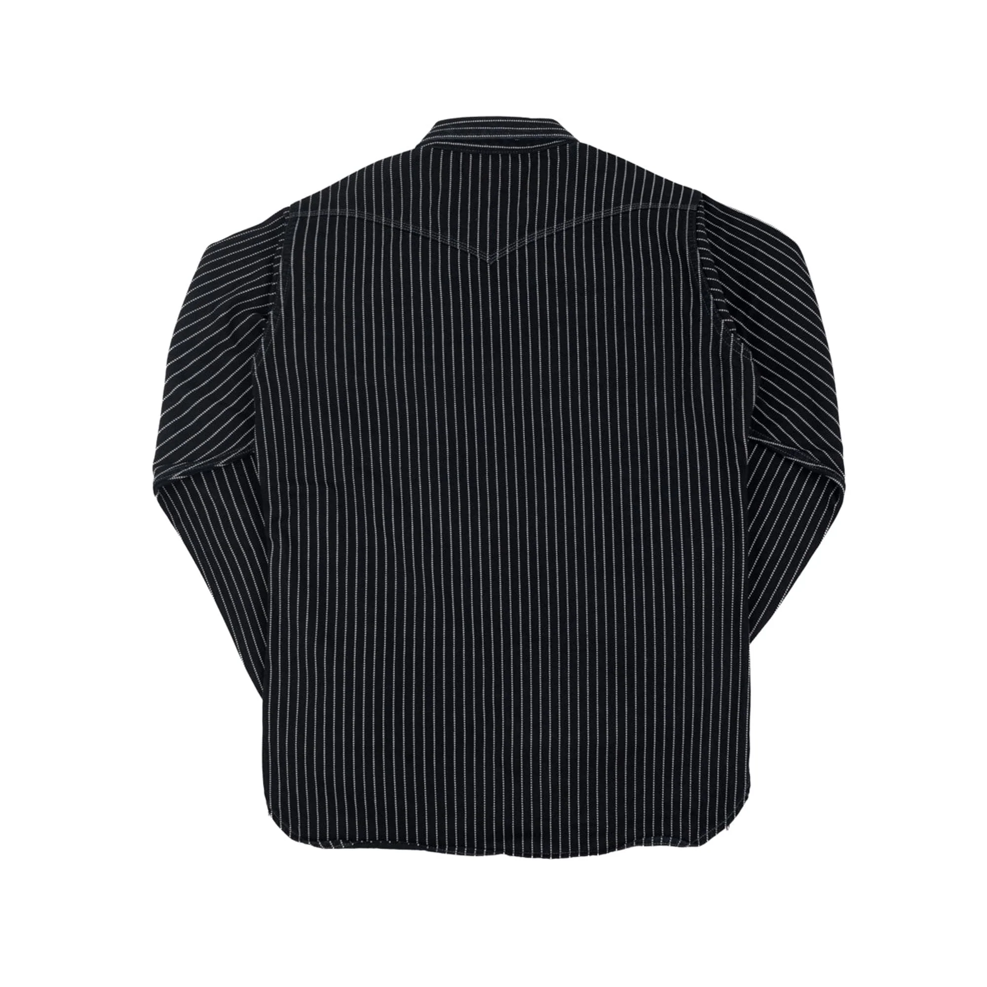 IHSH-62-BLK 12oz Wabash Western Shirt - Black - Image 2