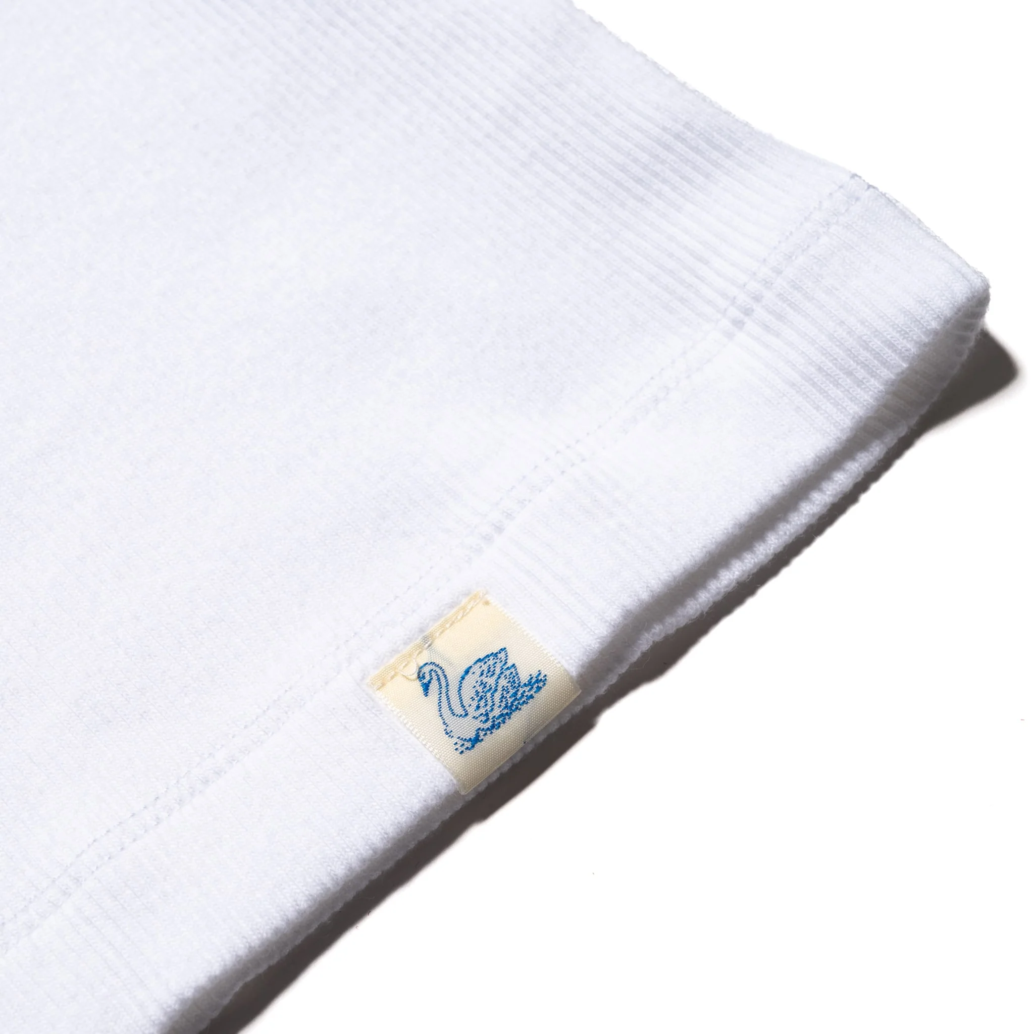 RIBTANK01.01 Iconic Ribbed Cotton Tank Top  - White - Image 4