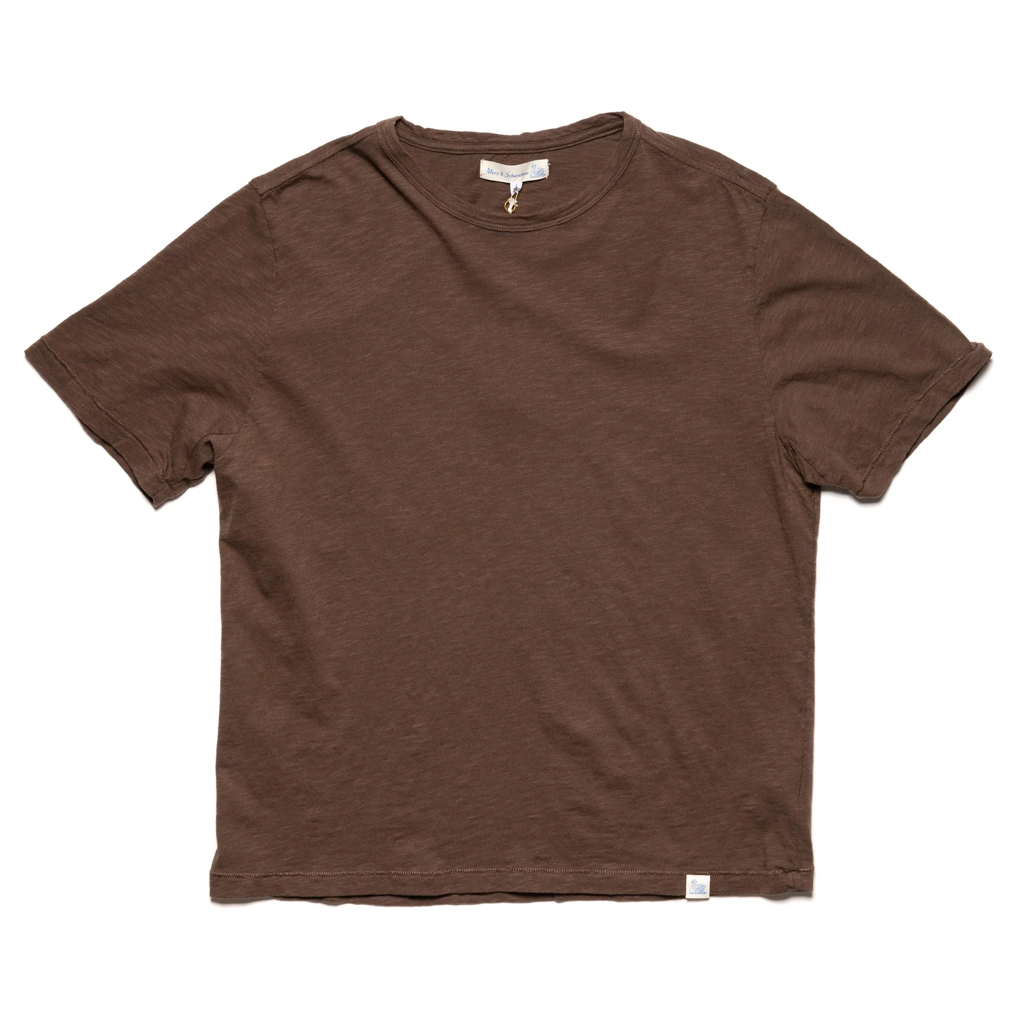 SCT04.192 Slub Pima Cotton T-Shirt - Chocolate