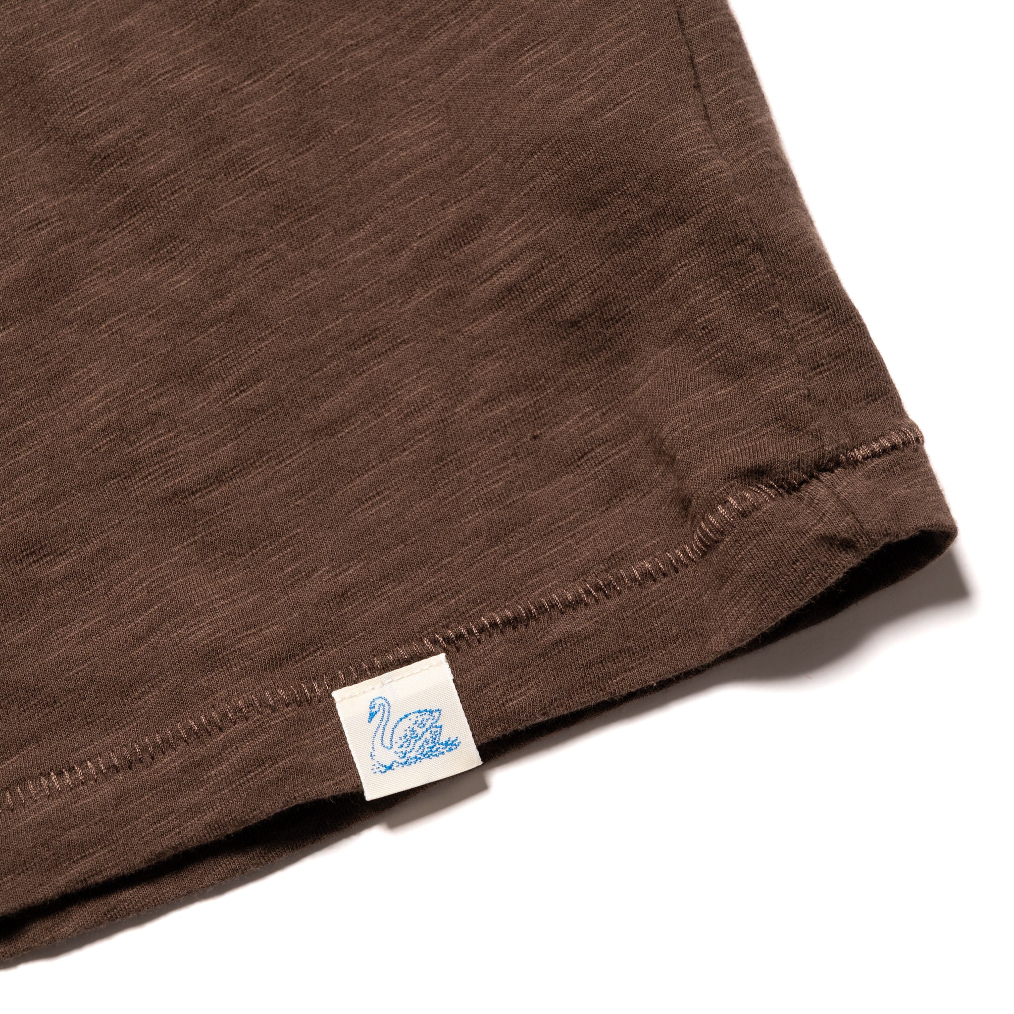 SCT04.192 Slub Pima Cotton T-Shirt - Chocolate - Image 4