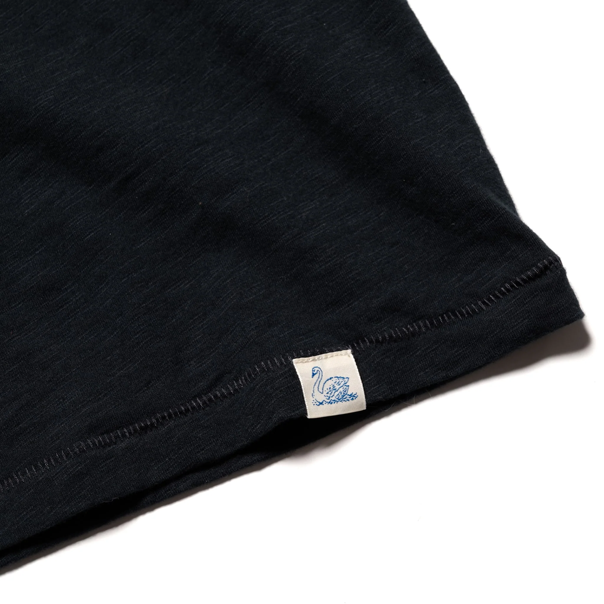 SCT04.99 Slub Pima Cotton T-Shirt - Deep Black - Image 4
