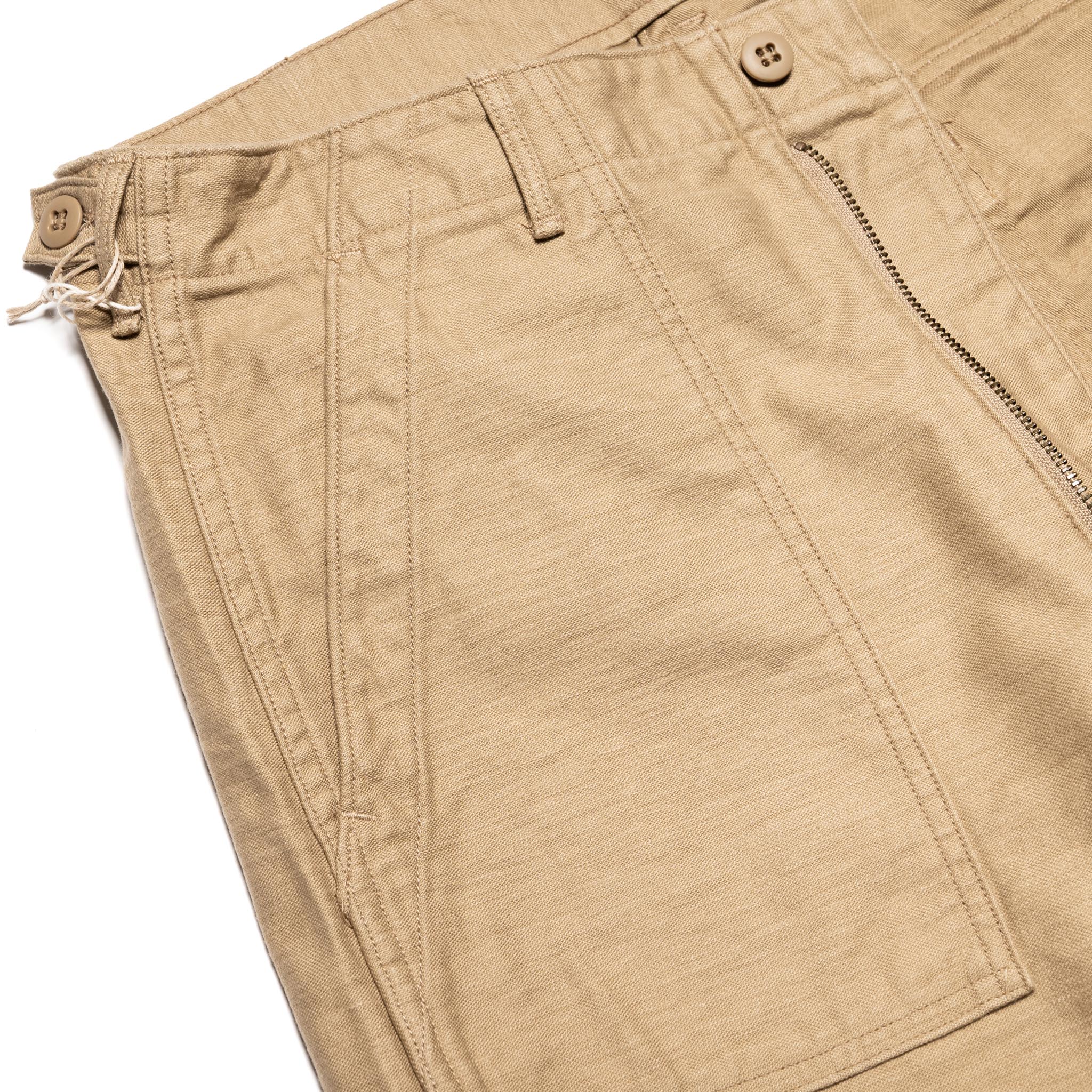 Slim Fit Fatigue Pants - Sand Beige - Image 6