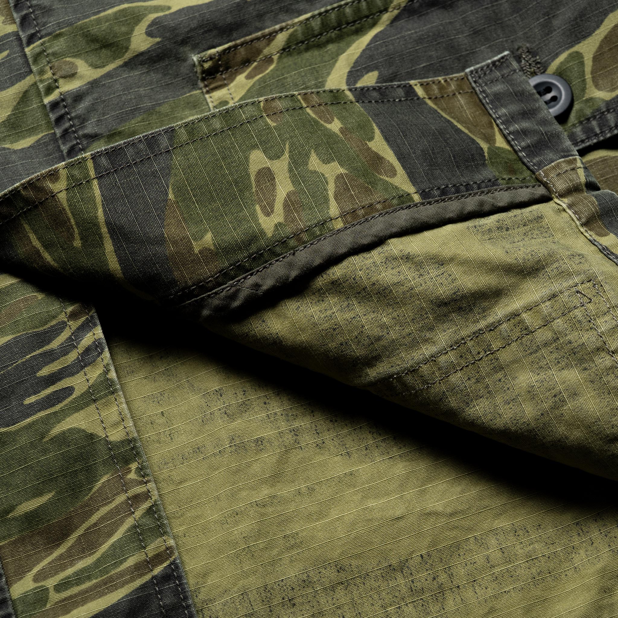 Utility Short Sleeve Shirt Jacket - Tiger Camo - Image 7