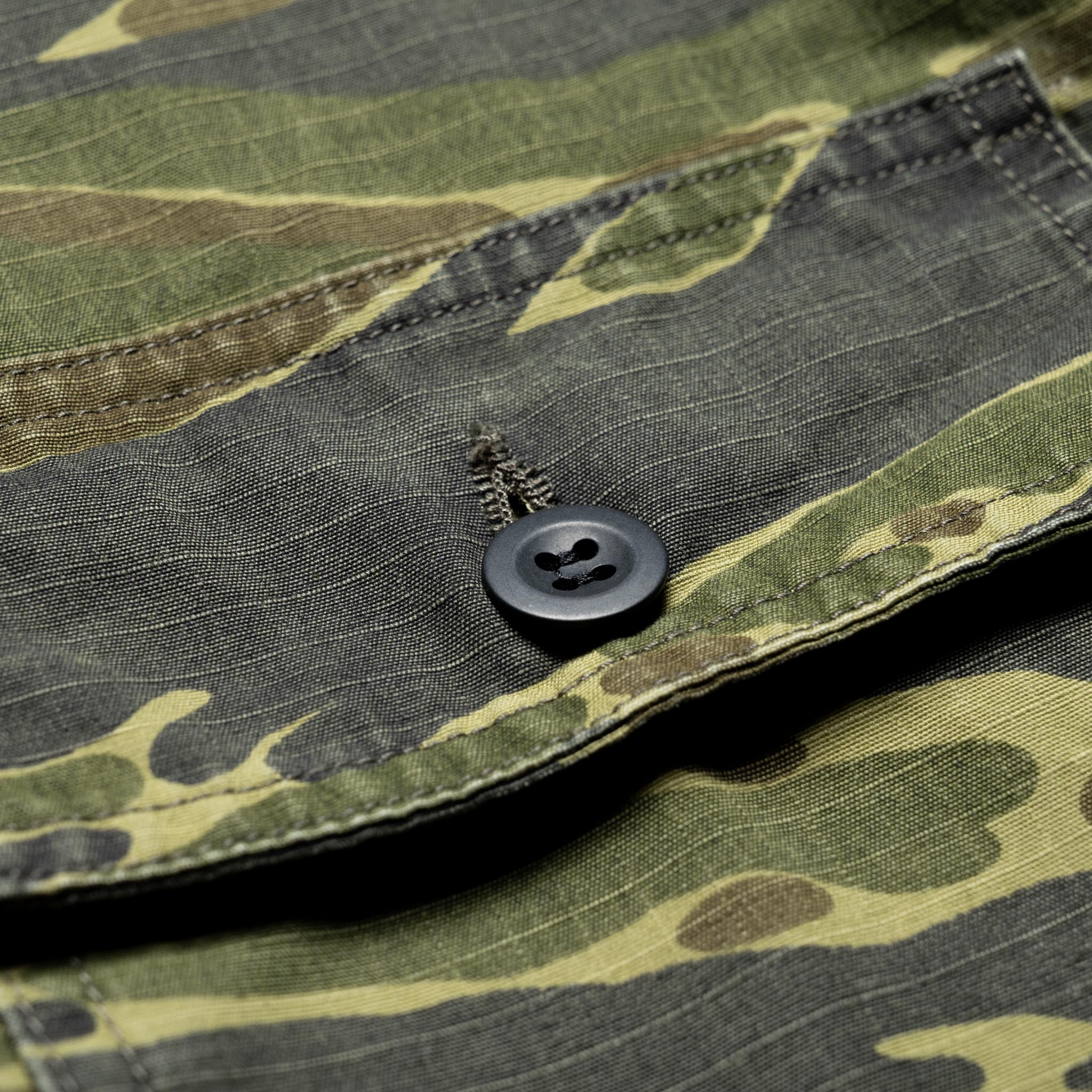 Utility Short Sleeve Shirt Jacket - Tiger Camo - Image 8