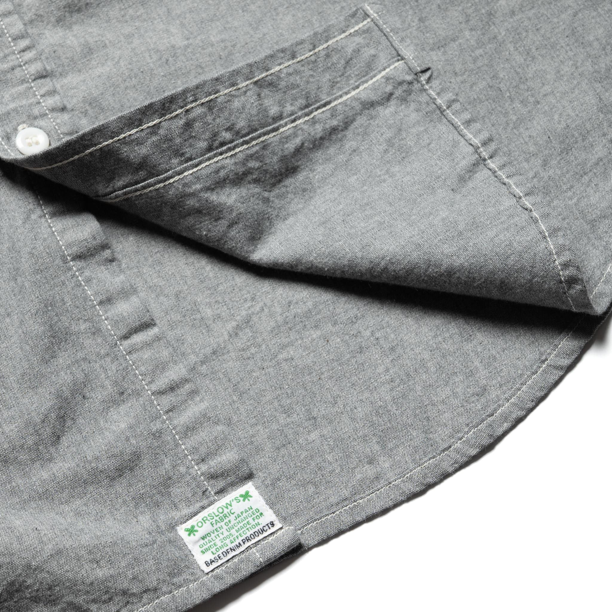 Original Check Work Shirt With Flap Pocket - Gray - Image 6