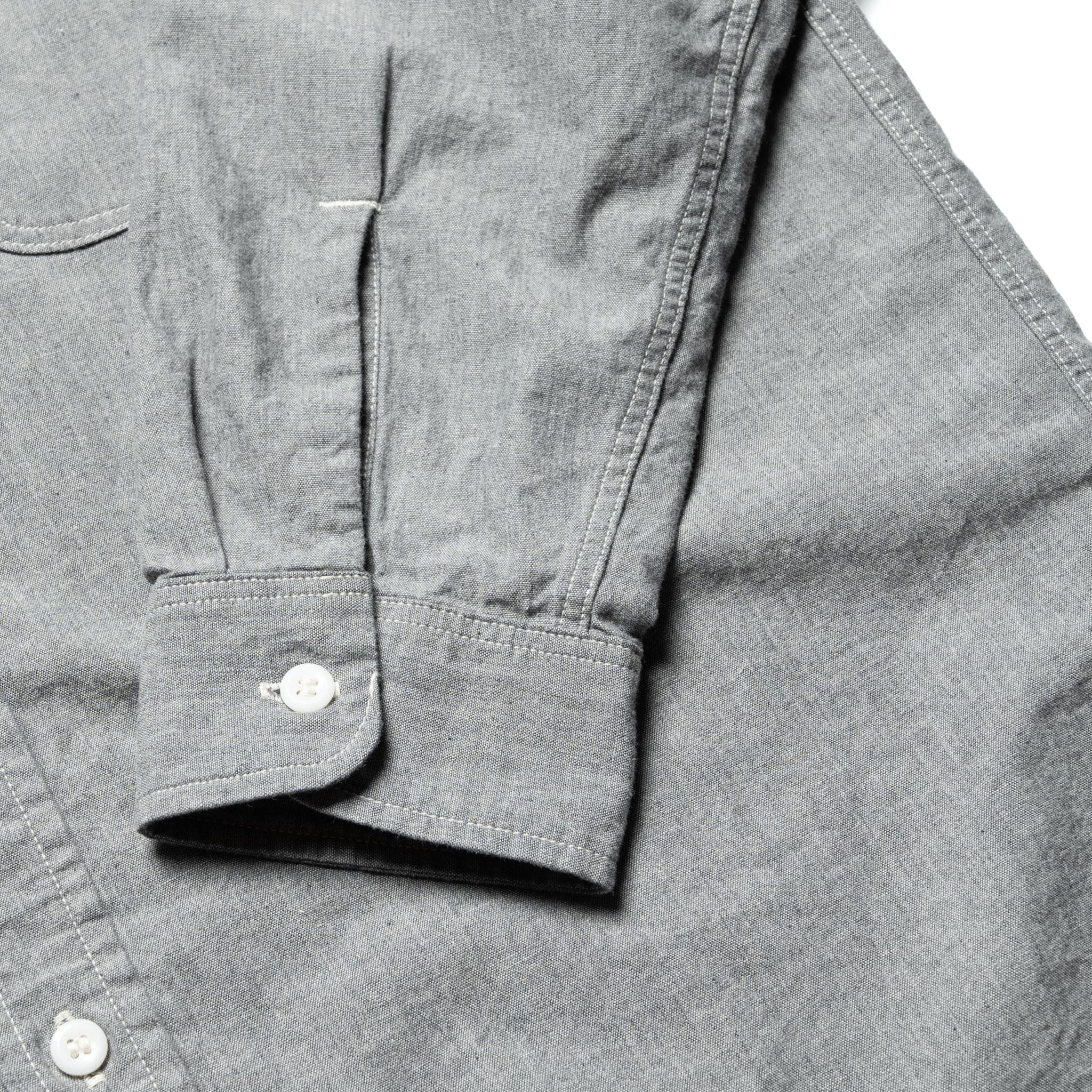 Original Check Work Shirt With Flap Pocket - Gray - Image 7