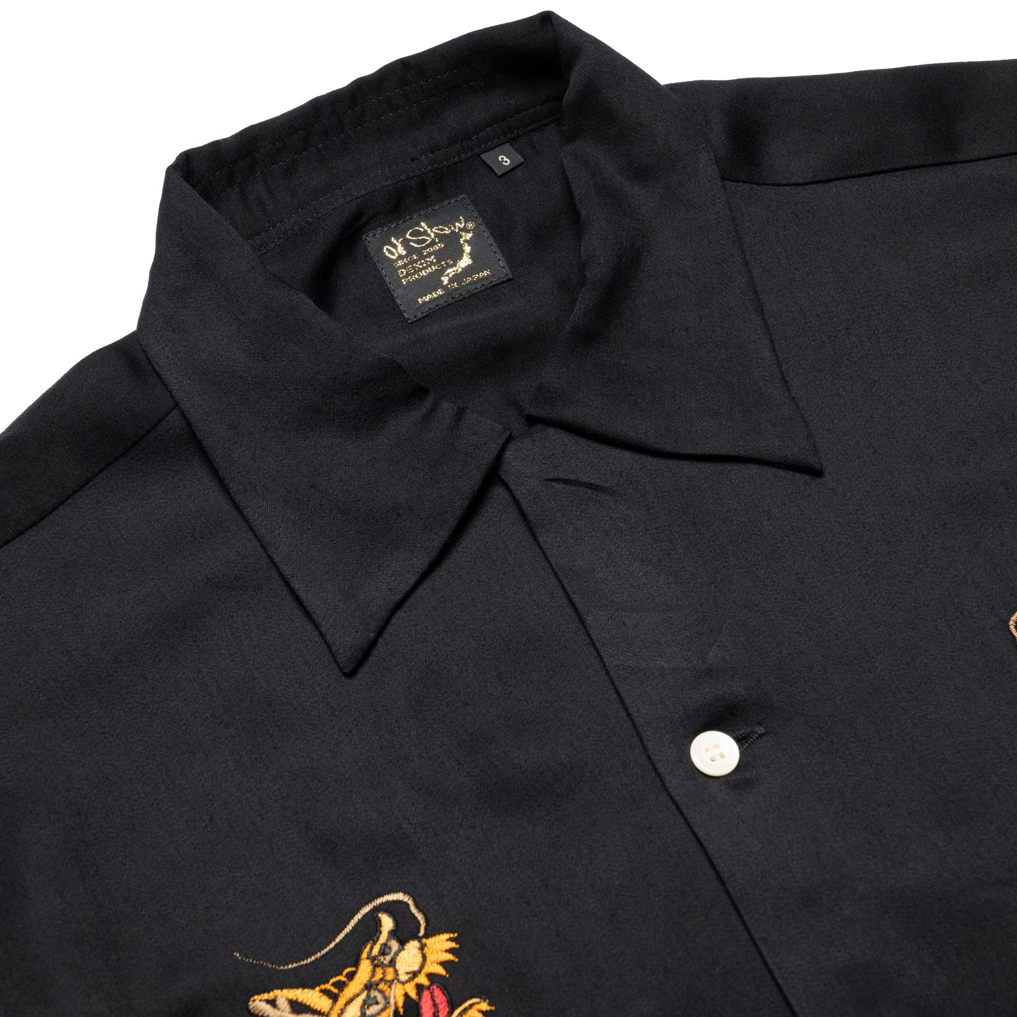 Short Sleeve Souvenir Ska Shirt - Black - Image 3