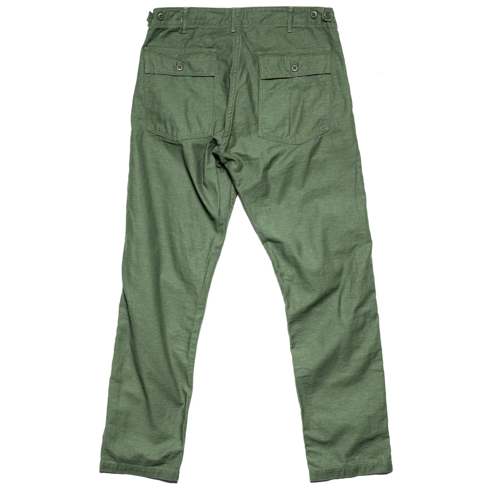 Slim Fit Fatigue Pants - Green - Image 3