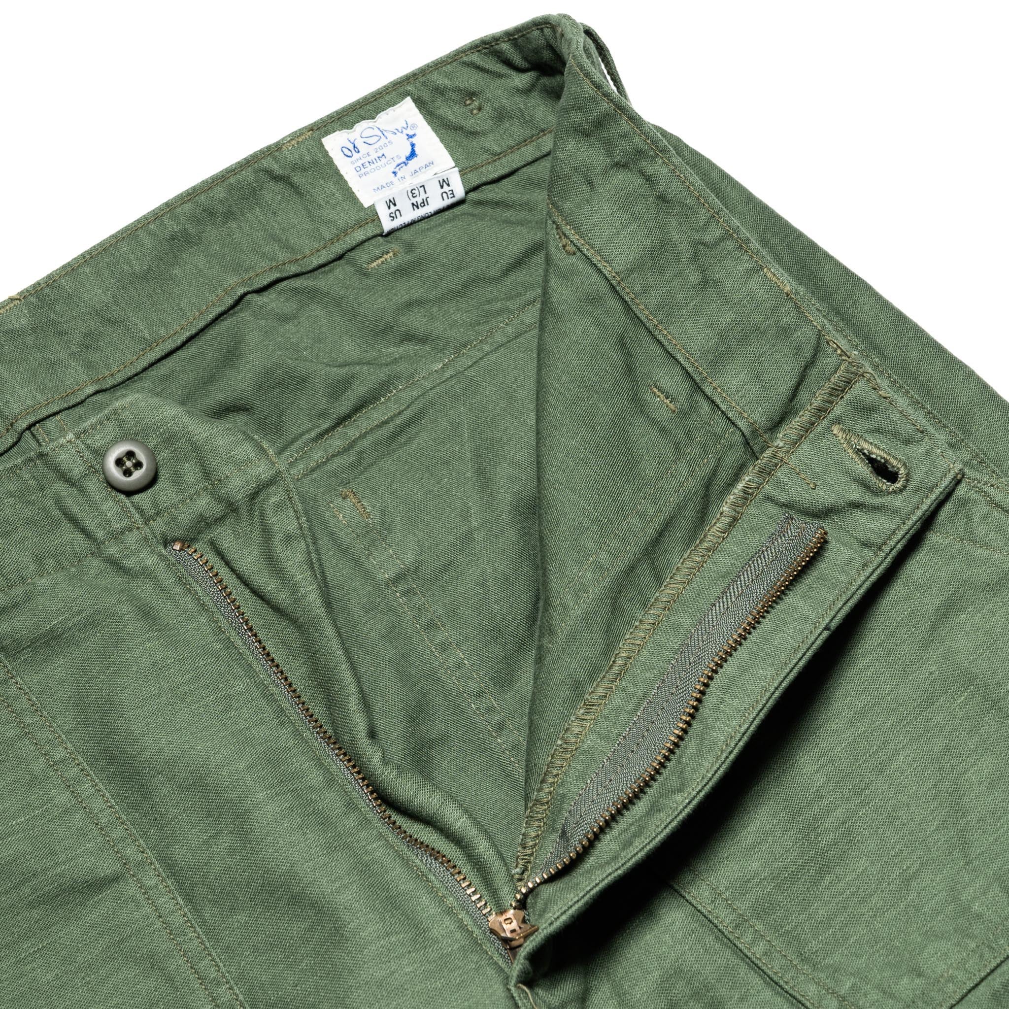 Slim Fit Fatigue Pants - Green - Image 5