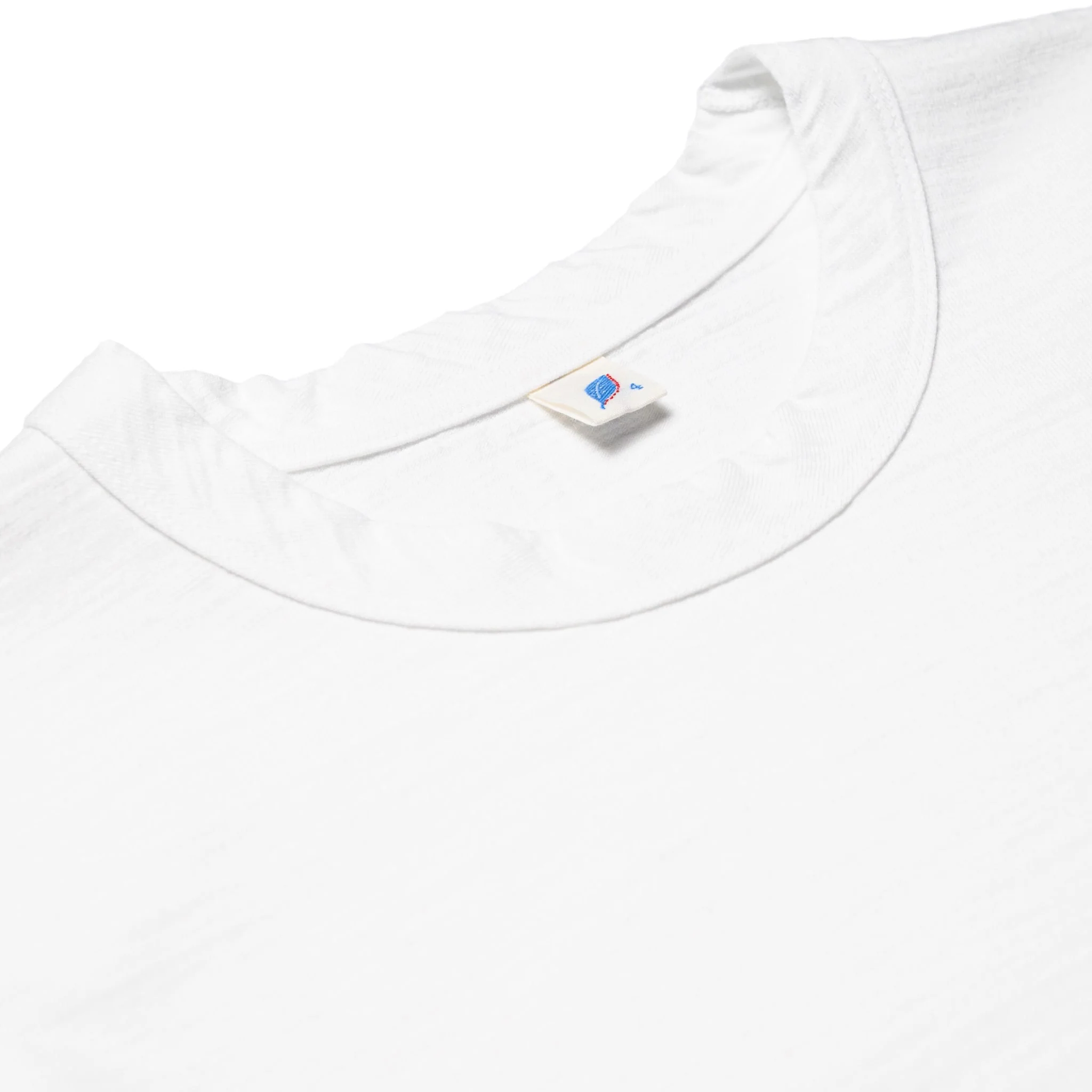 LS-SLB-5011-WH Slub Jersey Long Sleeve - White - Image 3