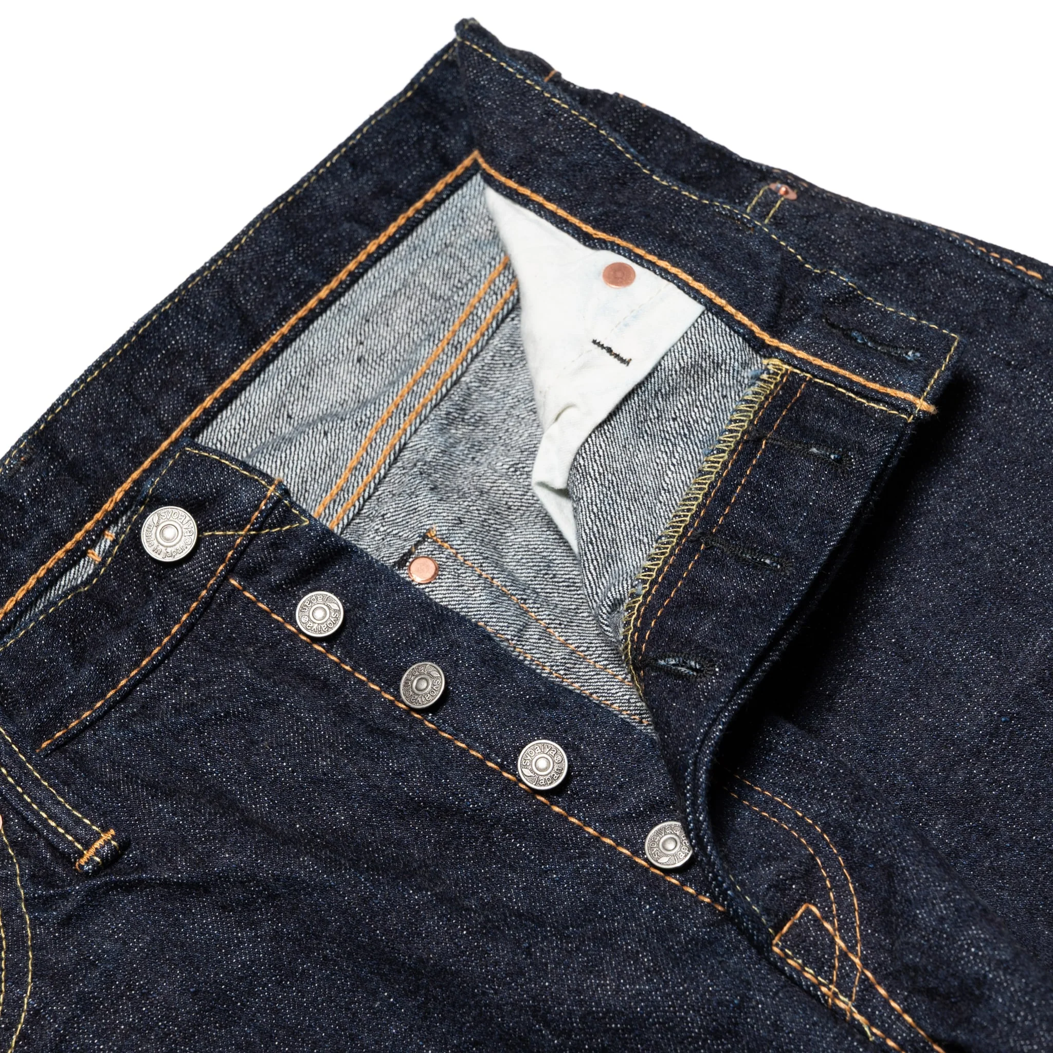 XX-002 Piped Straight 14oz Selvedge Denim - Indigo - Image 5