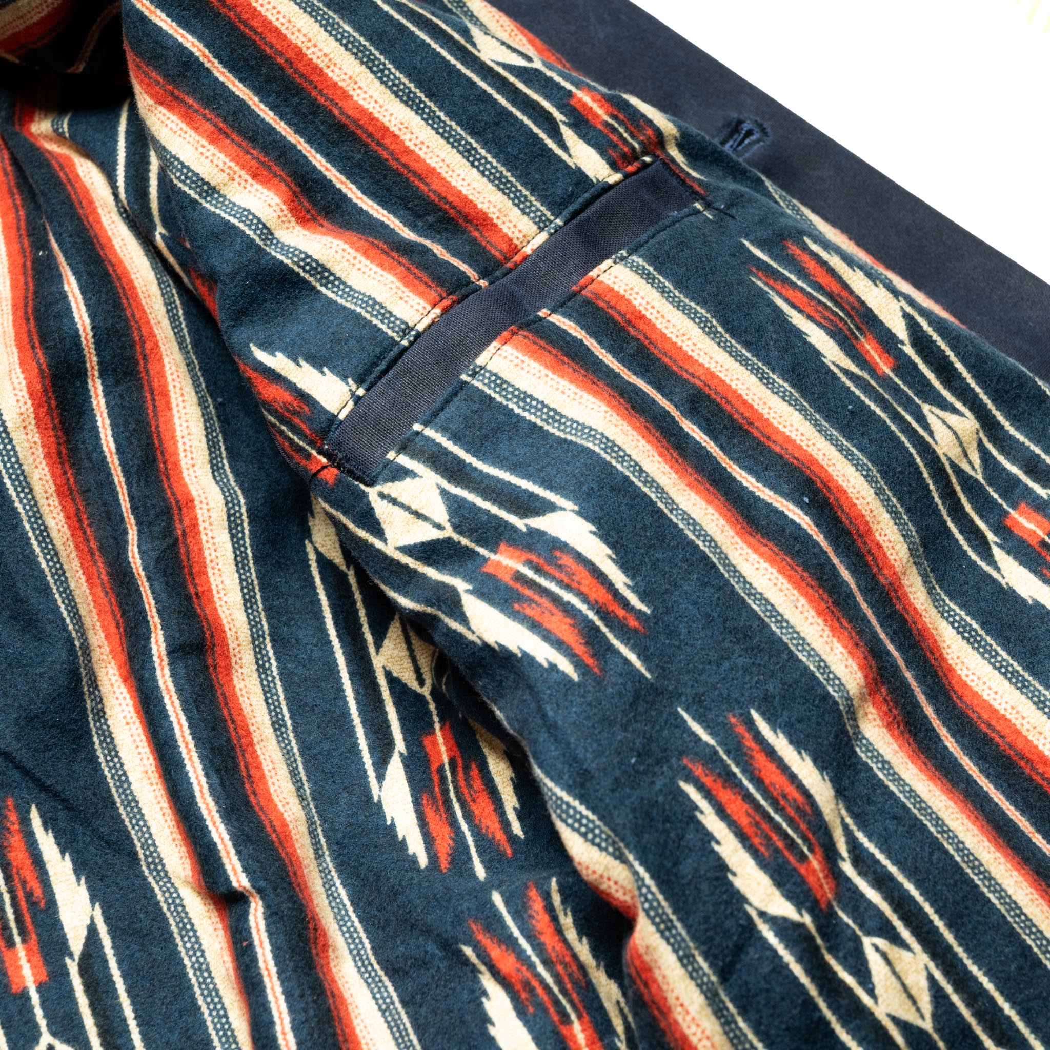 RJ-1 Riders Jacket Waxed Canvas - Navy (Navy Lining) - Image 9