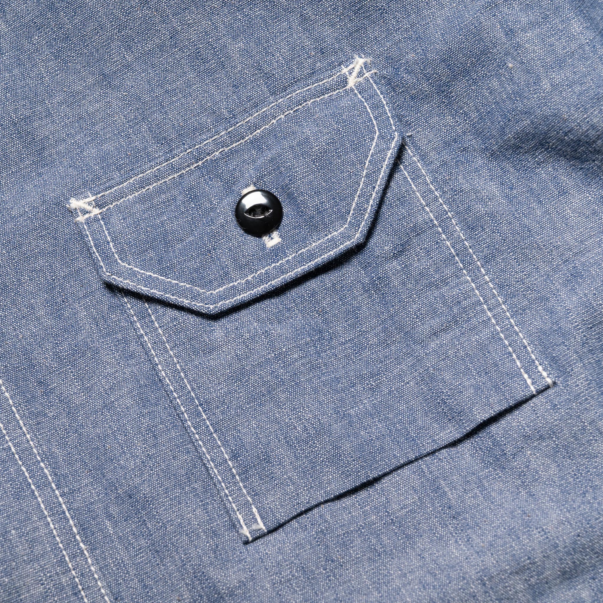 5333A Selvedge Chambray Work Shirt - Image 5