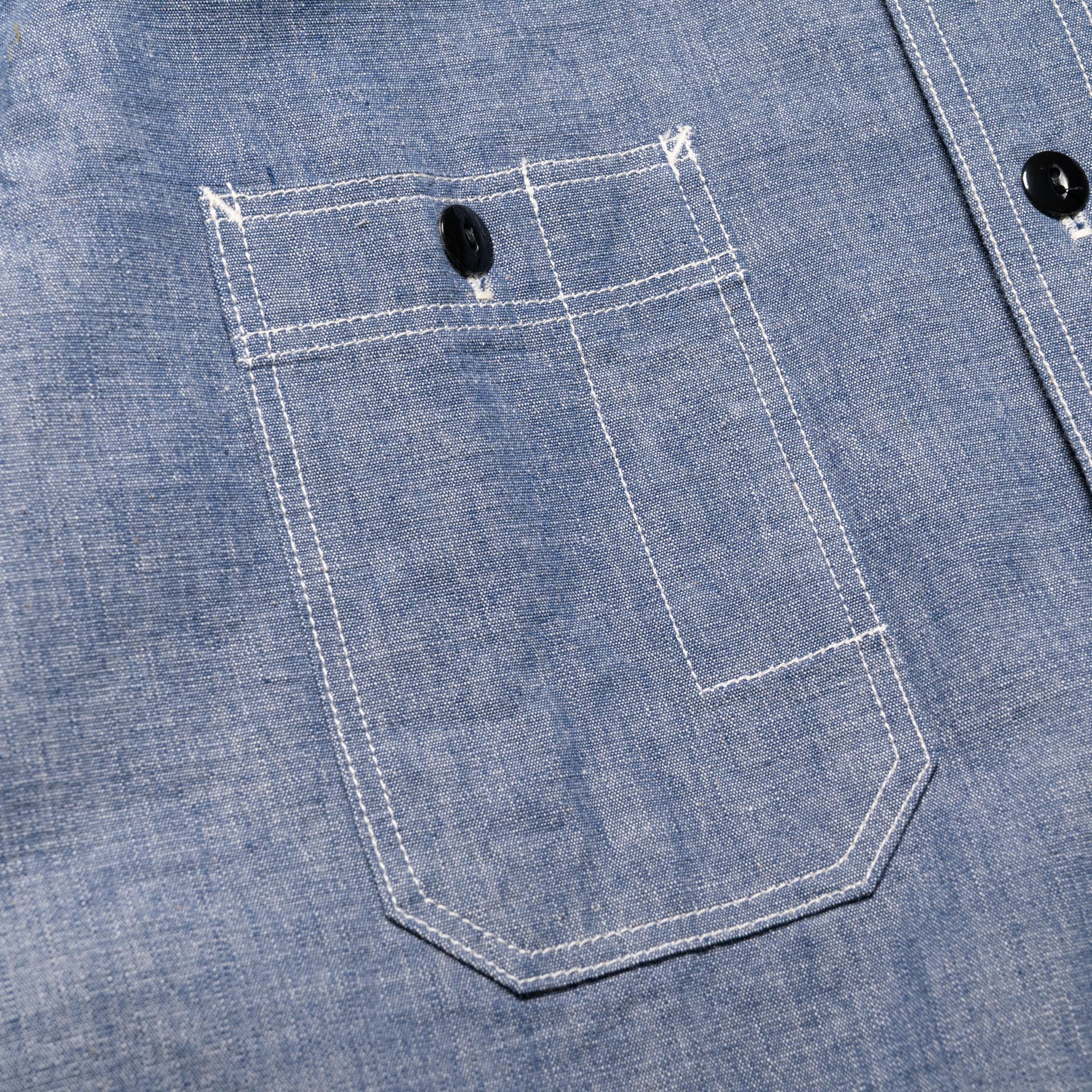 5333A Selvedge Chambray Work Shirt - Image 6